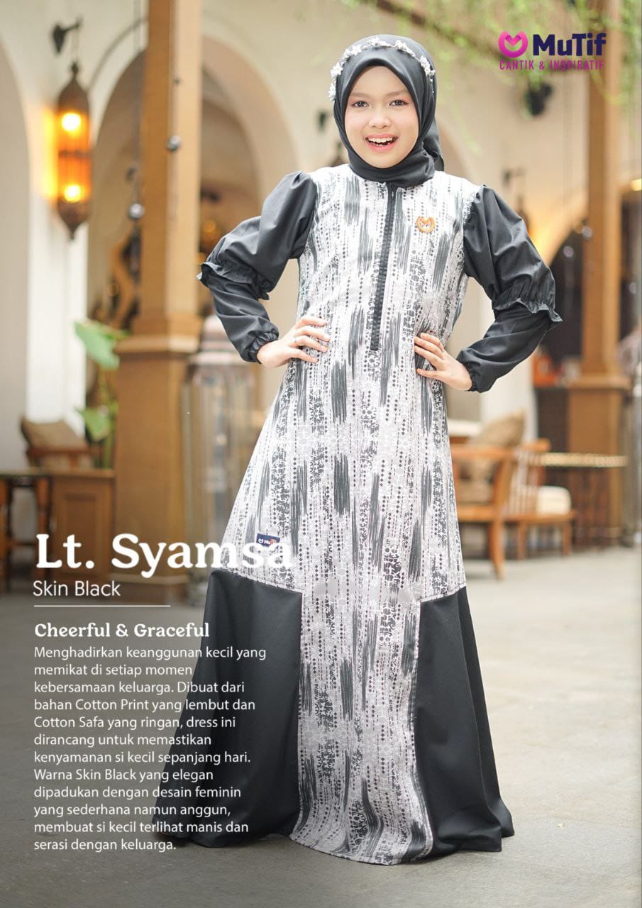 MUTIF LITTLE SYAMSA SKIN BLACK