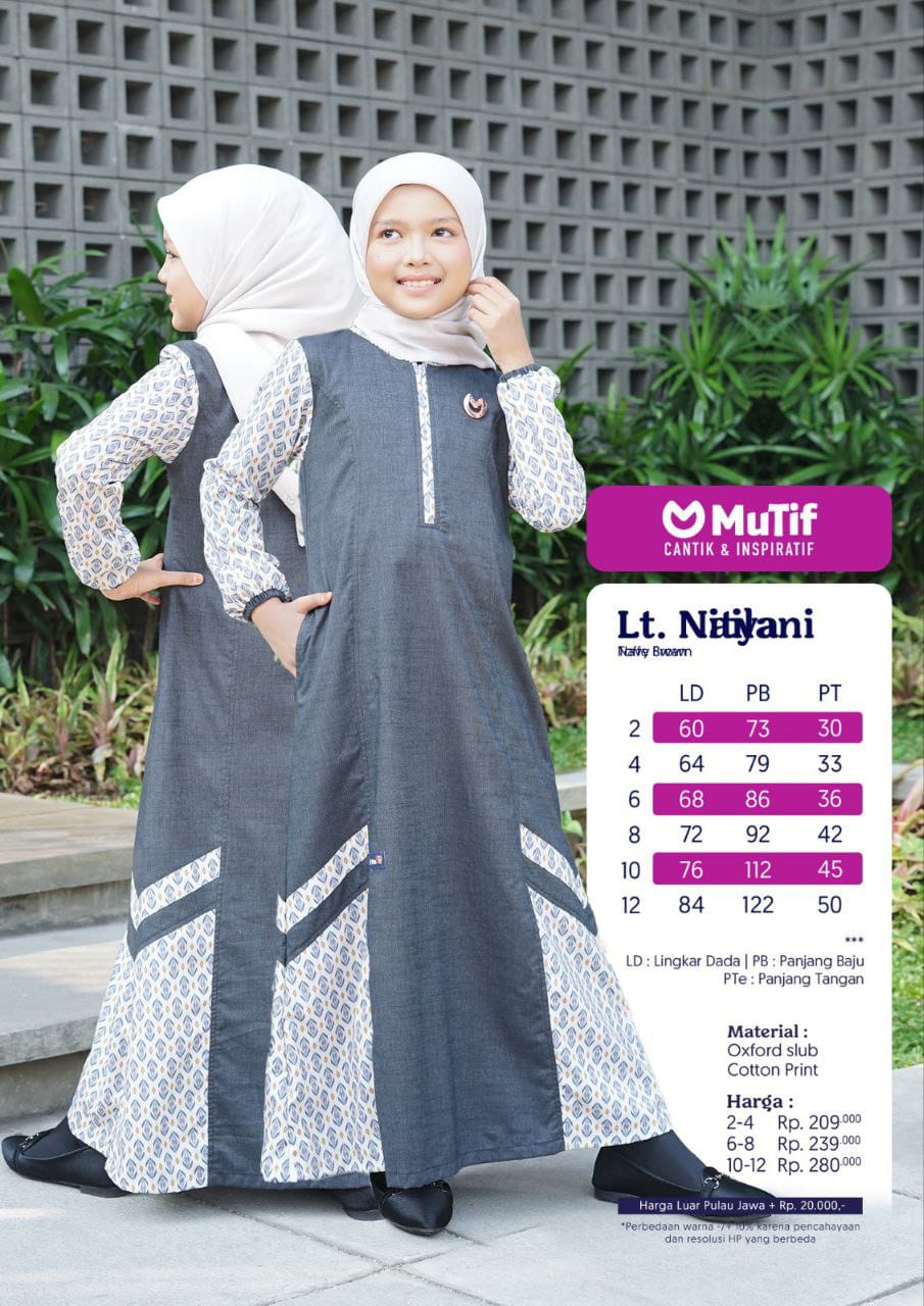 MUTIF LITTLE NAILANI NAVY SWAN