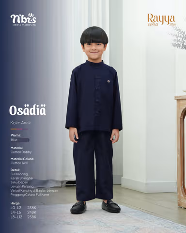 NIBRAS OSADIA KOKO ANAK PANJANG BLUE