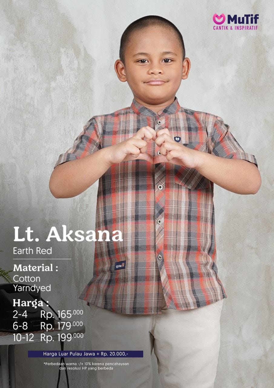 MUTIF LITTLE AKSANA EARTH RED