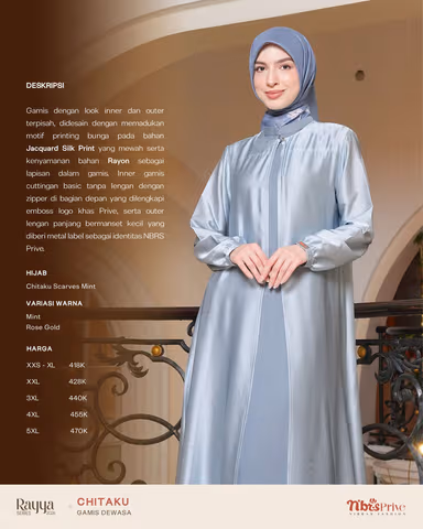 NIBRAS CHITAKU GAMIS MINT