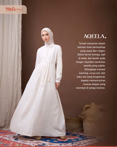 NIBRAS AQEELA BROKEN WHITE