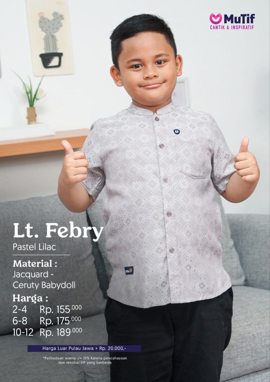 MUTIF LITTLE FEBRY PASTEL LILAC