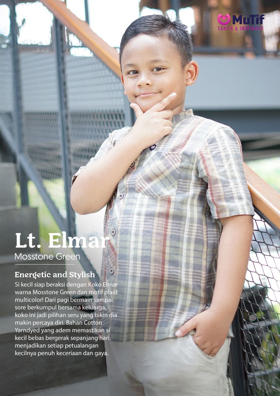 MUTIF LITTLE ELMAR MOSSTONE GREEN