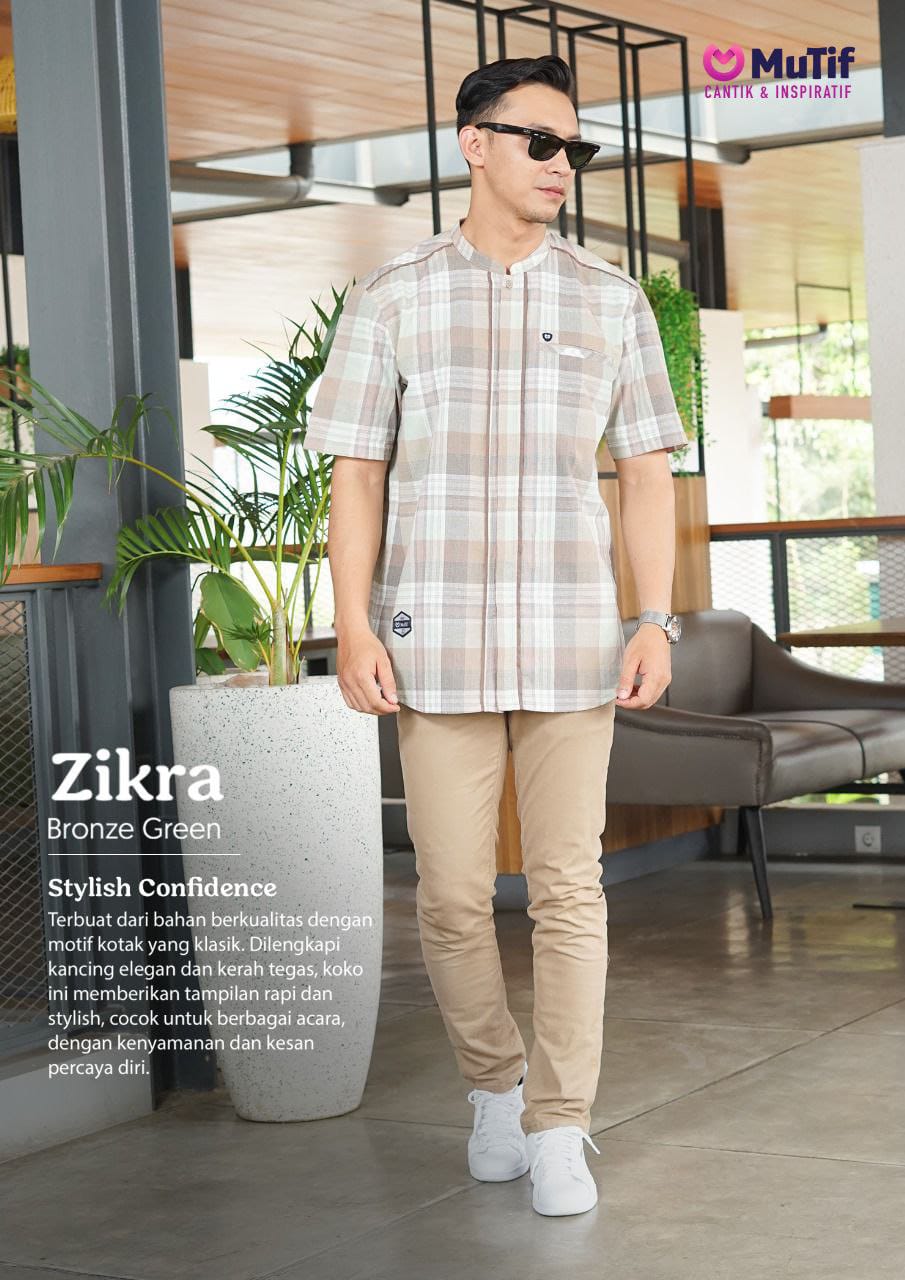 MUTIF ZIKRA BRONZE GREEN