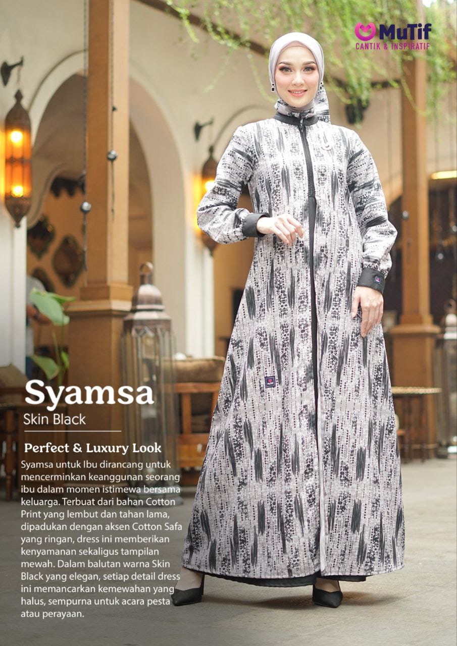 MUTIF SYAMSA SKIN BLACK