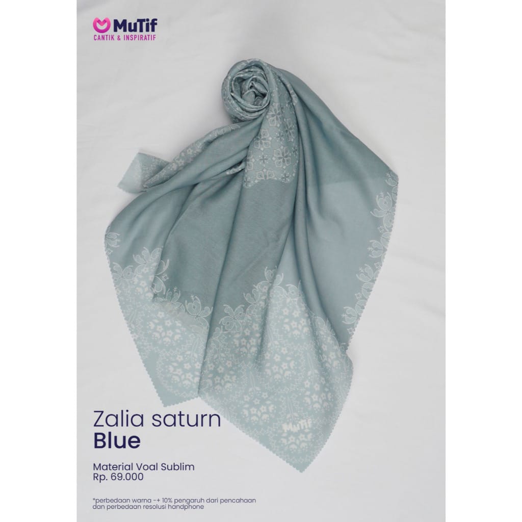 MUTIF ZALIA SCARF SATURN BLUE
