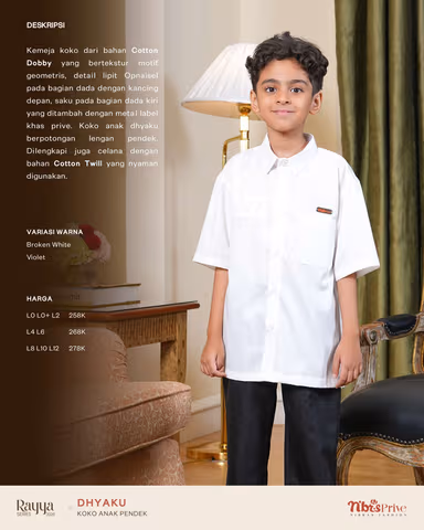NIBRAS DHYAKU KOKO ANAK BROKEN WHITE