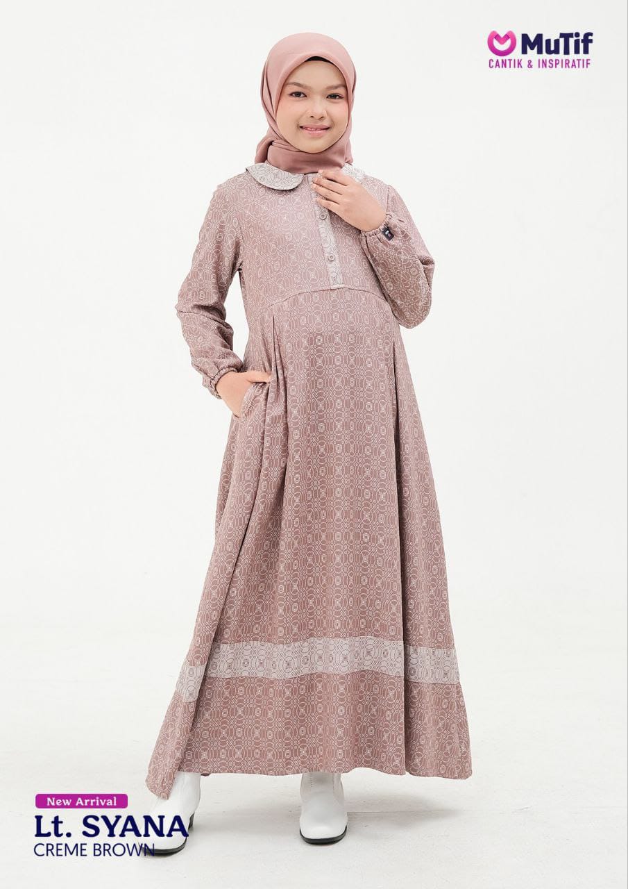 MUTIF LITTLE SYANA CREME BROWN