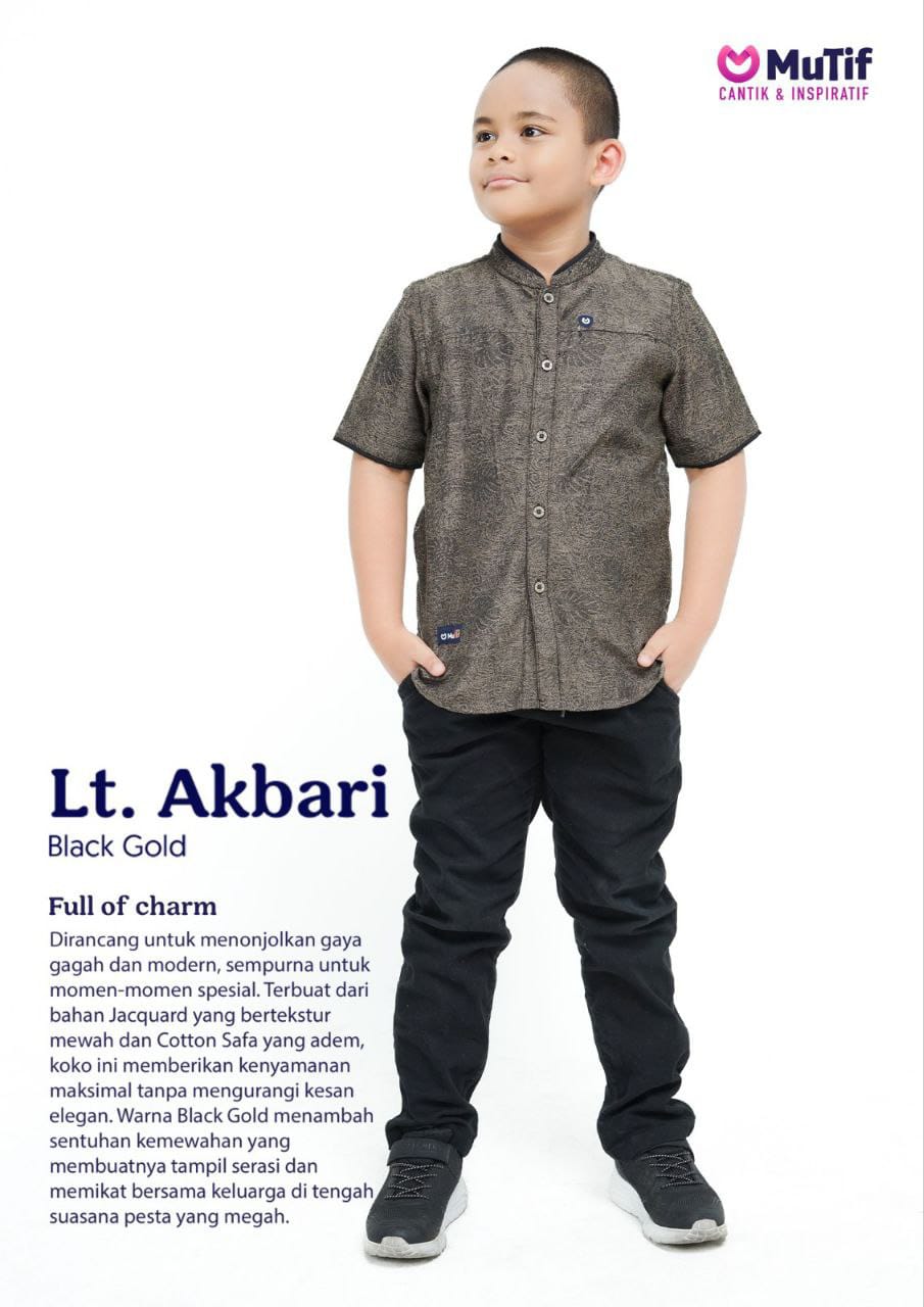 MUTIF LITTLE AKBARI BLACK GOLD