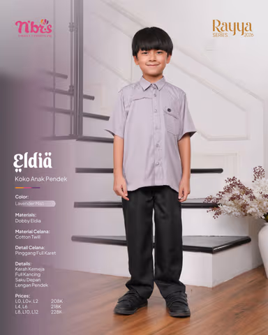NIBRAS ELDIA KOKO ANAK LAVENDER MIST