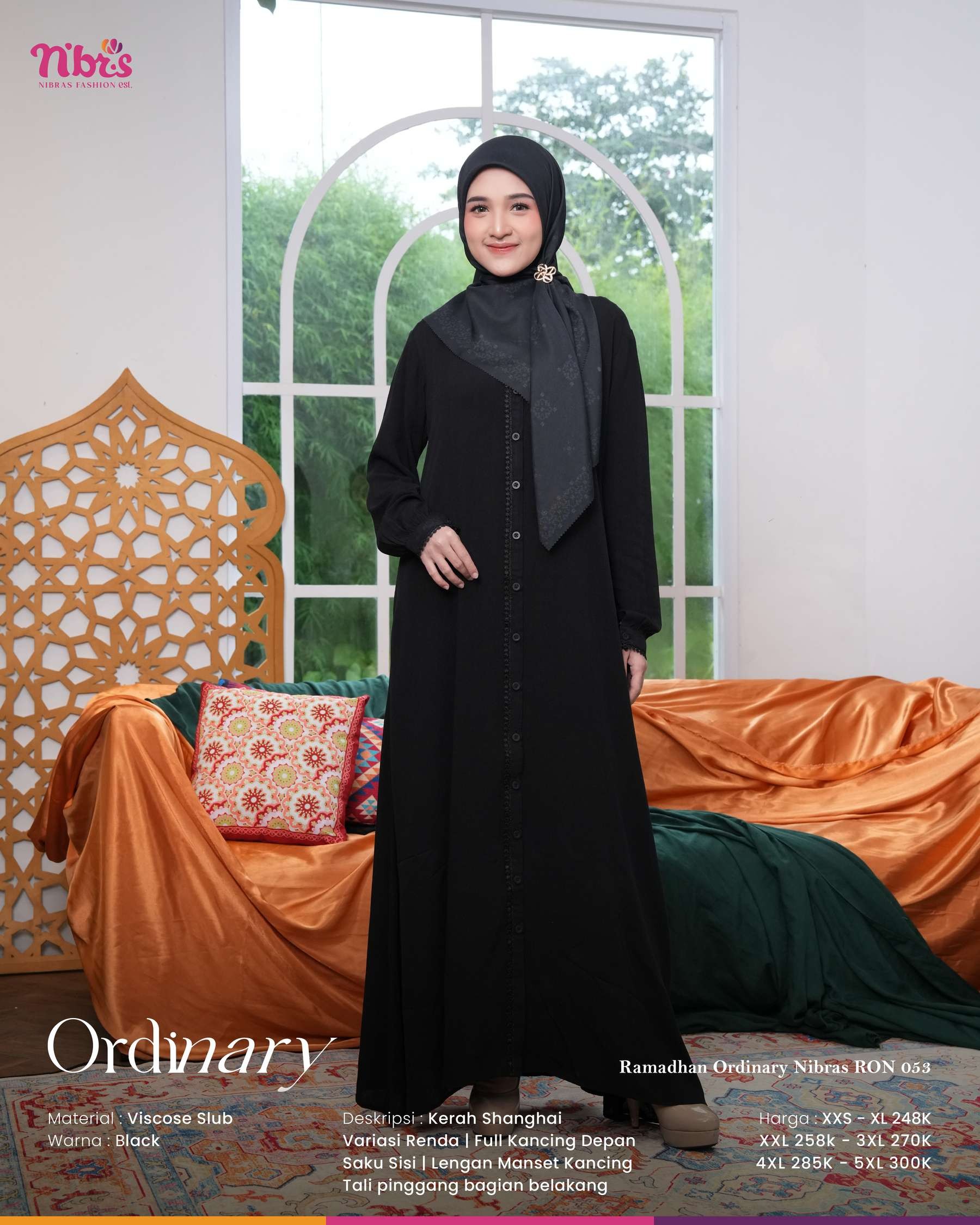 NIBRAS RON 053 BLACK