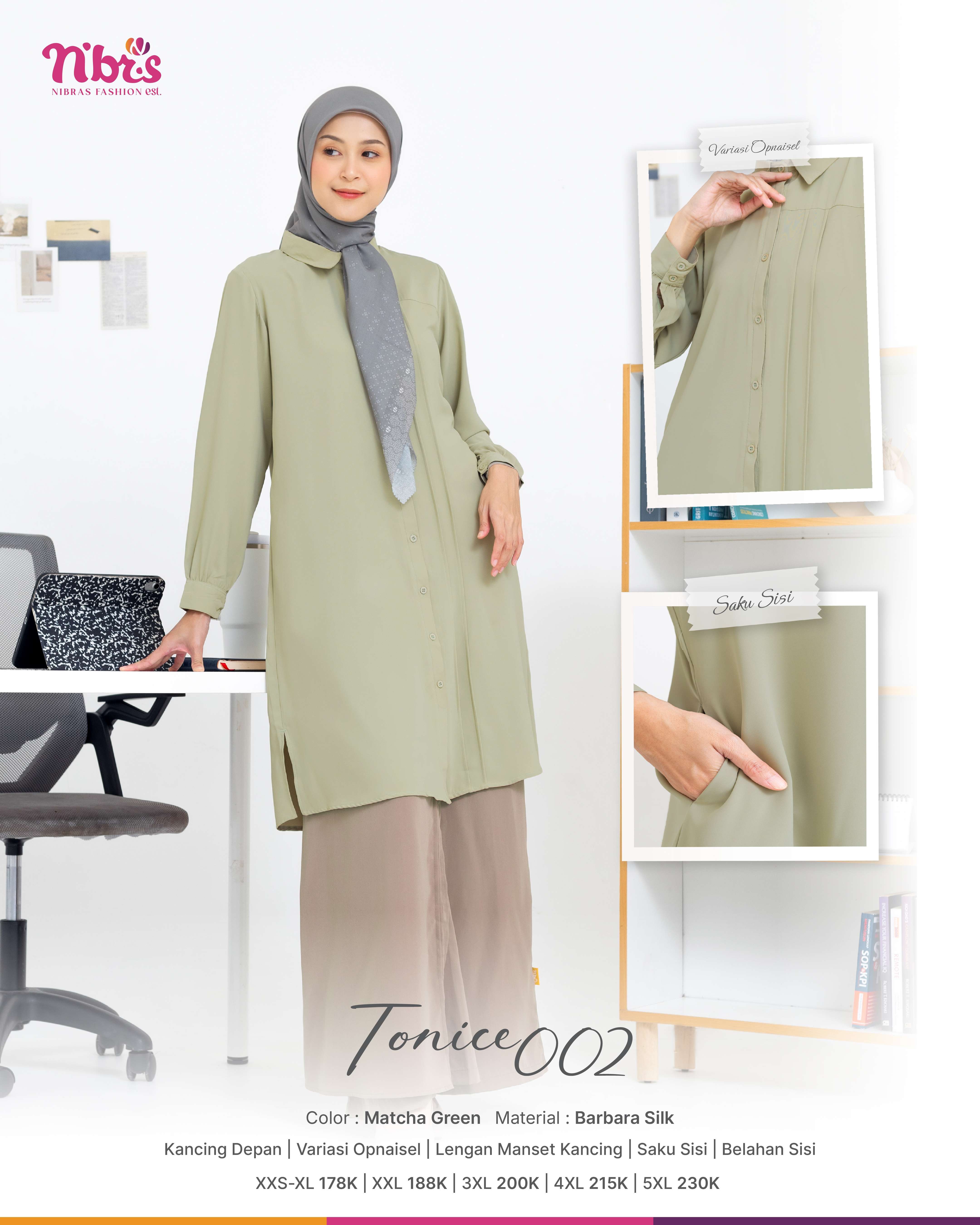 NIBRAS TONICE 002 MATCHA GREEN