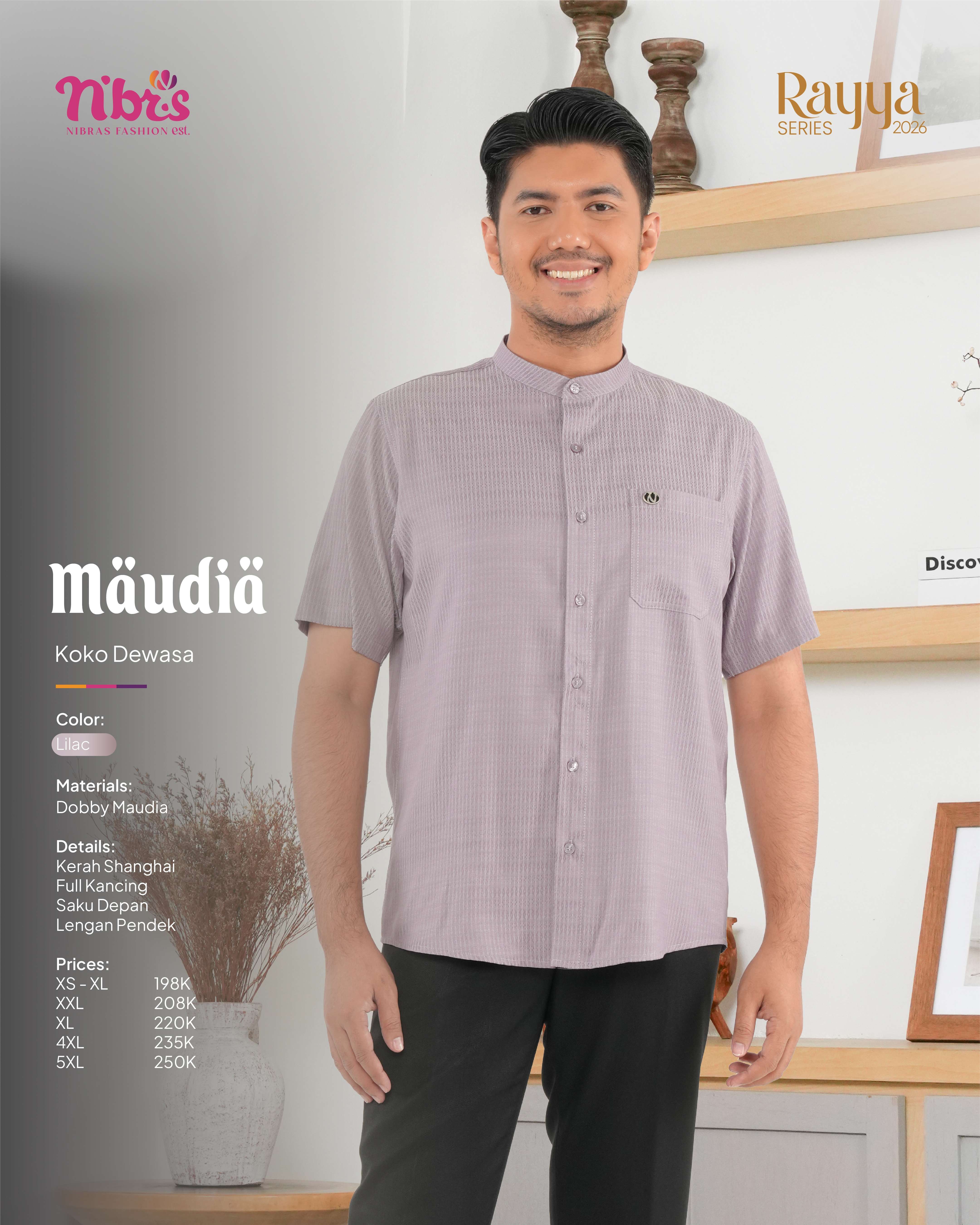 NIBRAS MAUDIA KOKO LILAC