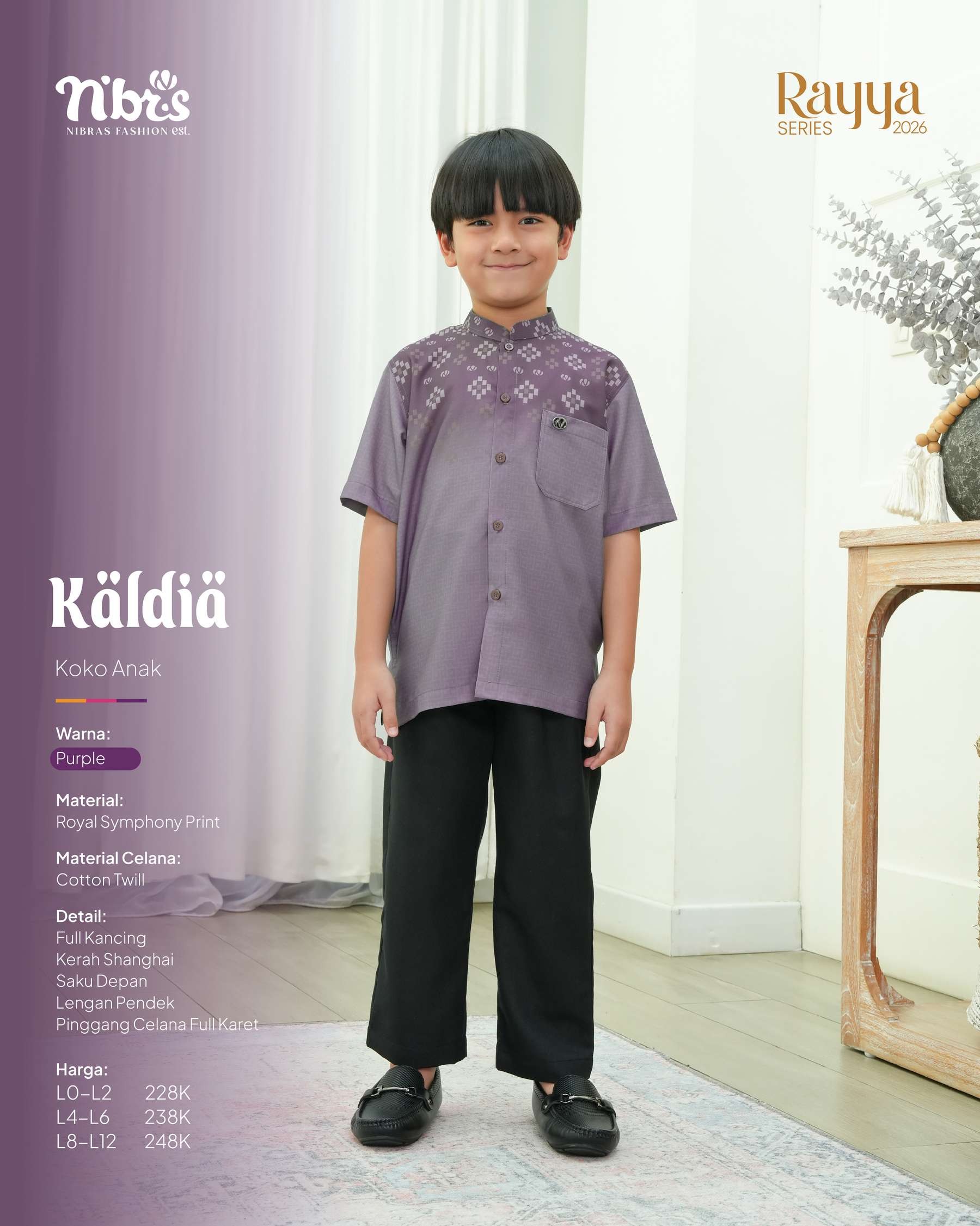 NIBRAS KALDIA KOKO ANAK PURPLE