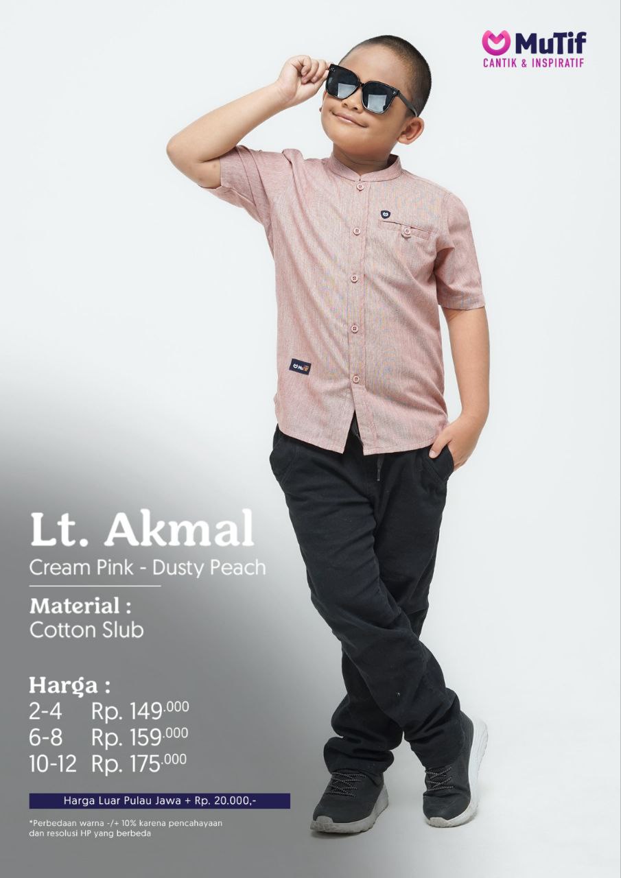 MUTIF LITTLE AKMAL DUSTY PEACH