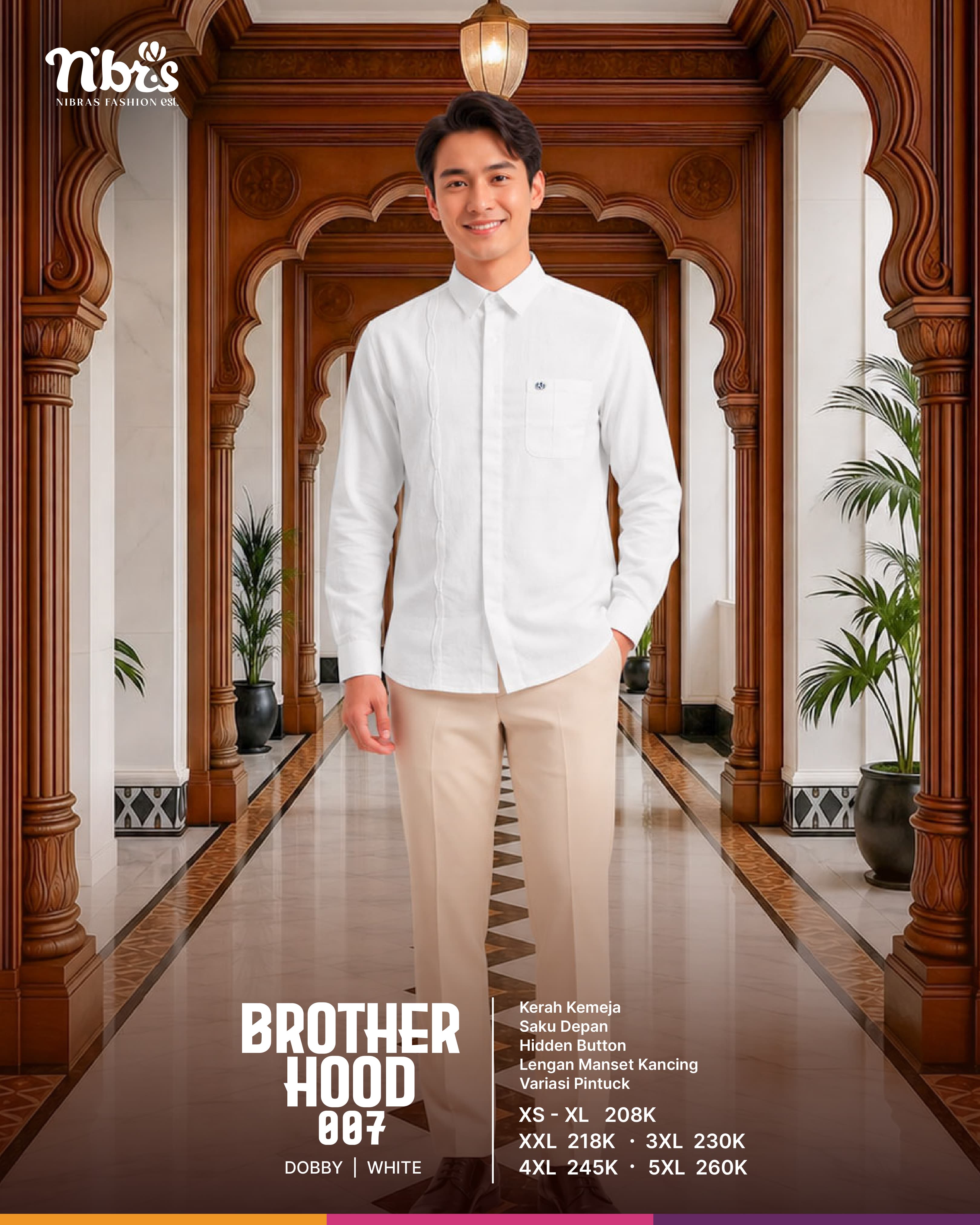 NIBRAS BROTHERHOOD 007 WHITE