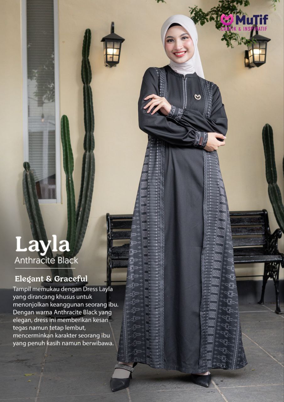 MUTIF LAYLA ANTHRACITE BLACK