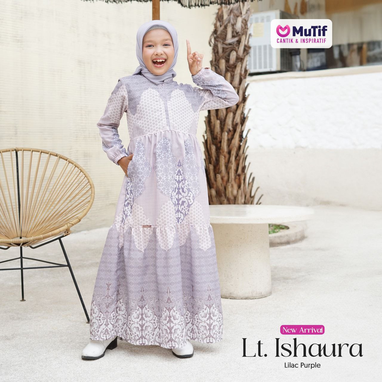 MUTIF LITTLE ISHAURA LILAC PURPLE
