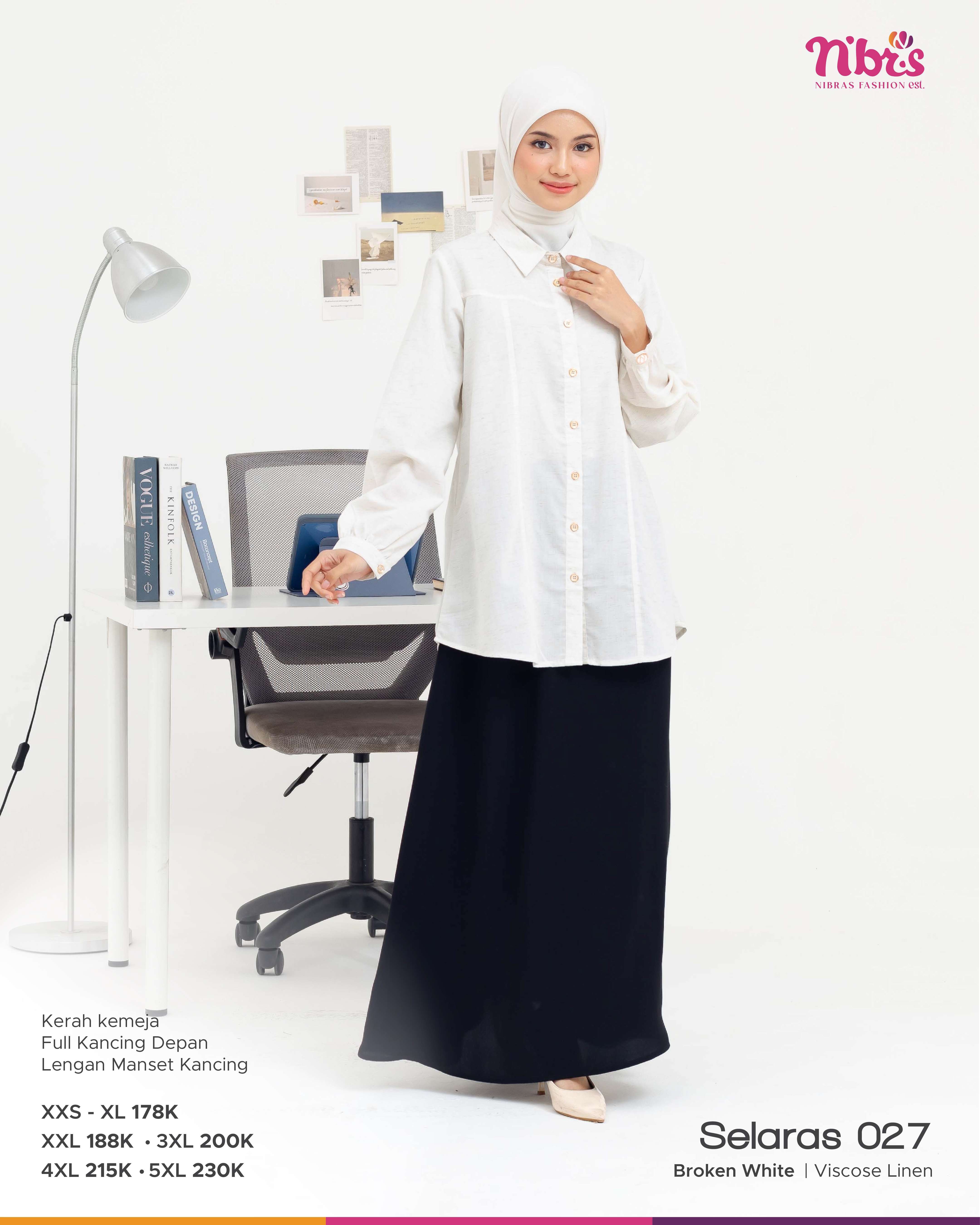 NIBRAS SELARAS 027 BROKEN WHITE