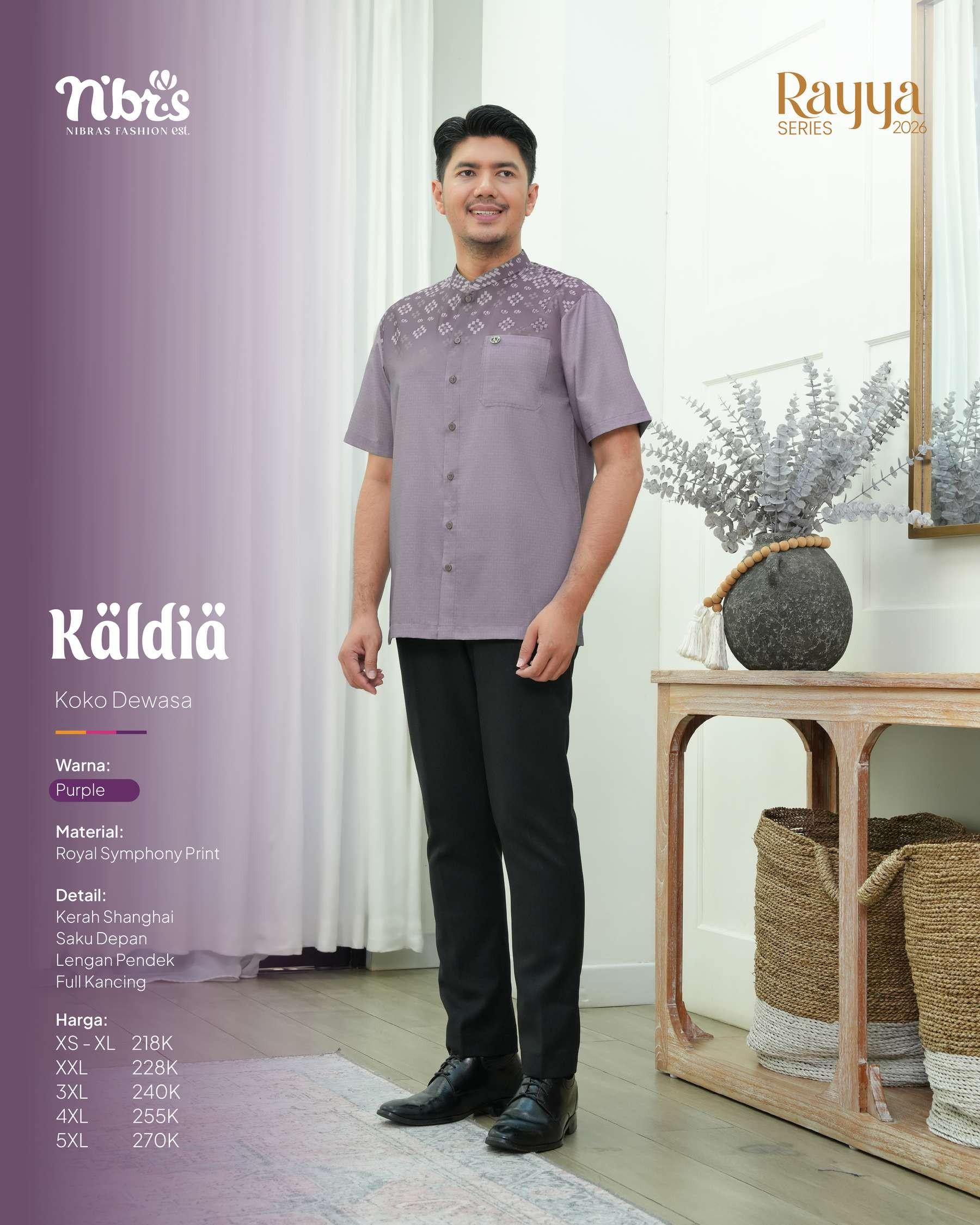 NIBRAS KALDIA KOKO PURPLE