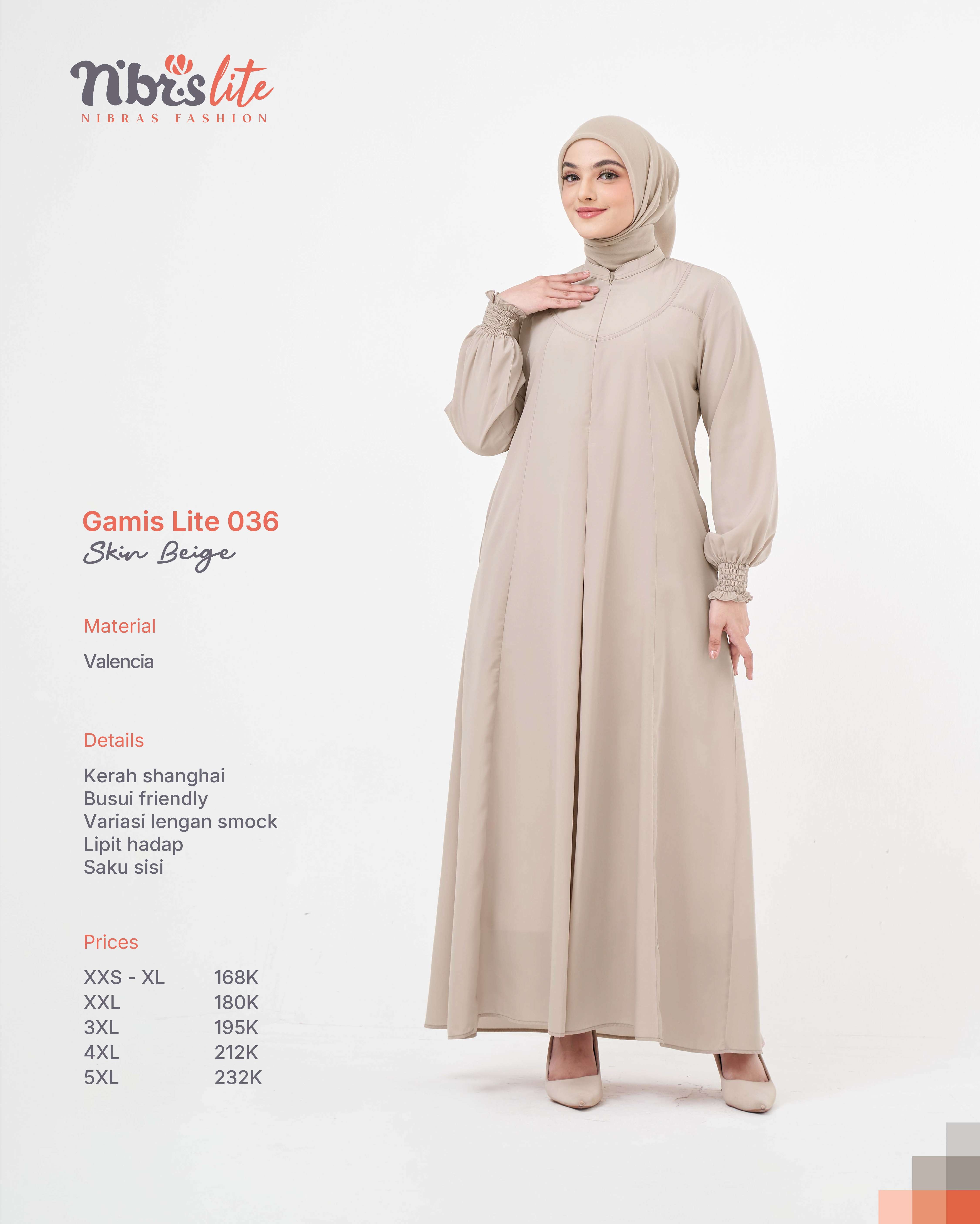 NIBRAS GAMIS LITE 036 SKIN BEIGE