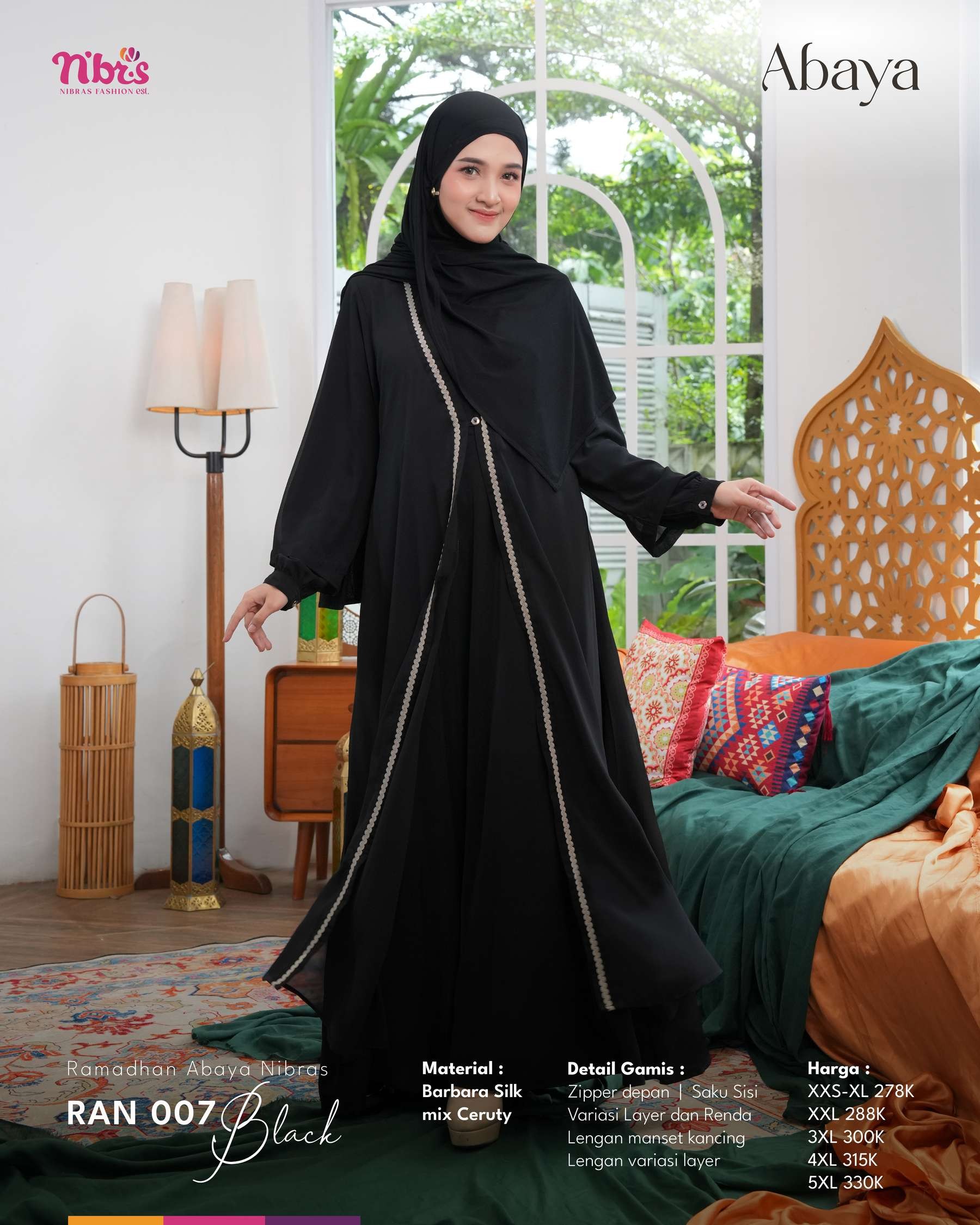 NIBRAS RAN 007 BLACK