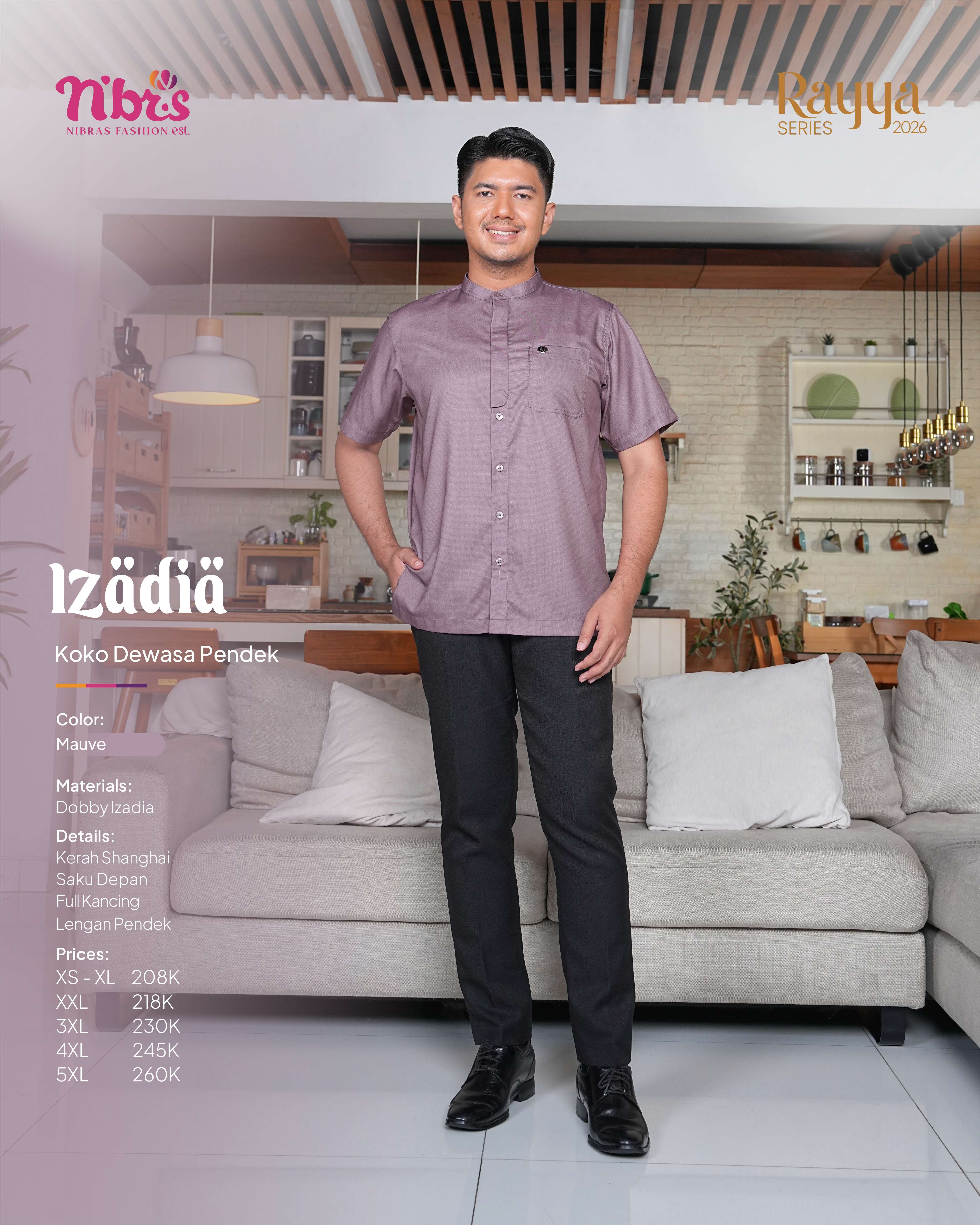 NIBRAS IZADIA KOKO MAUVE