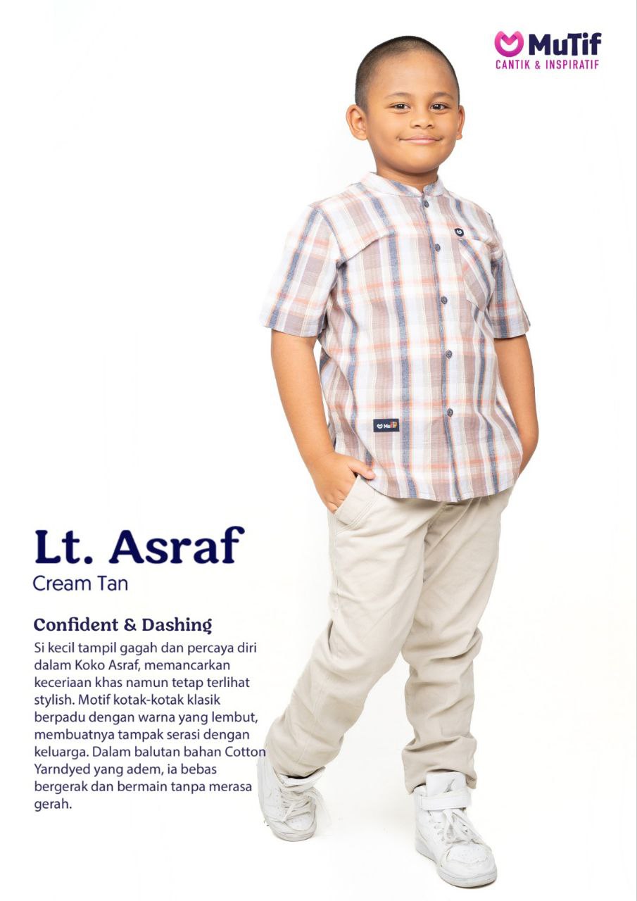 MUTIF LITTLE ASRAF CREAM TAN