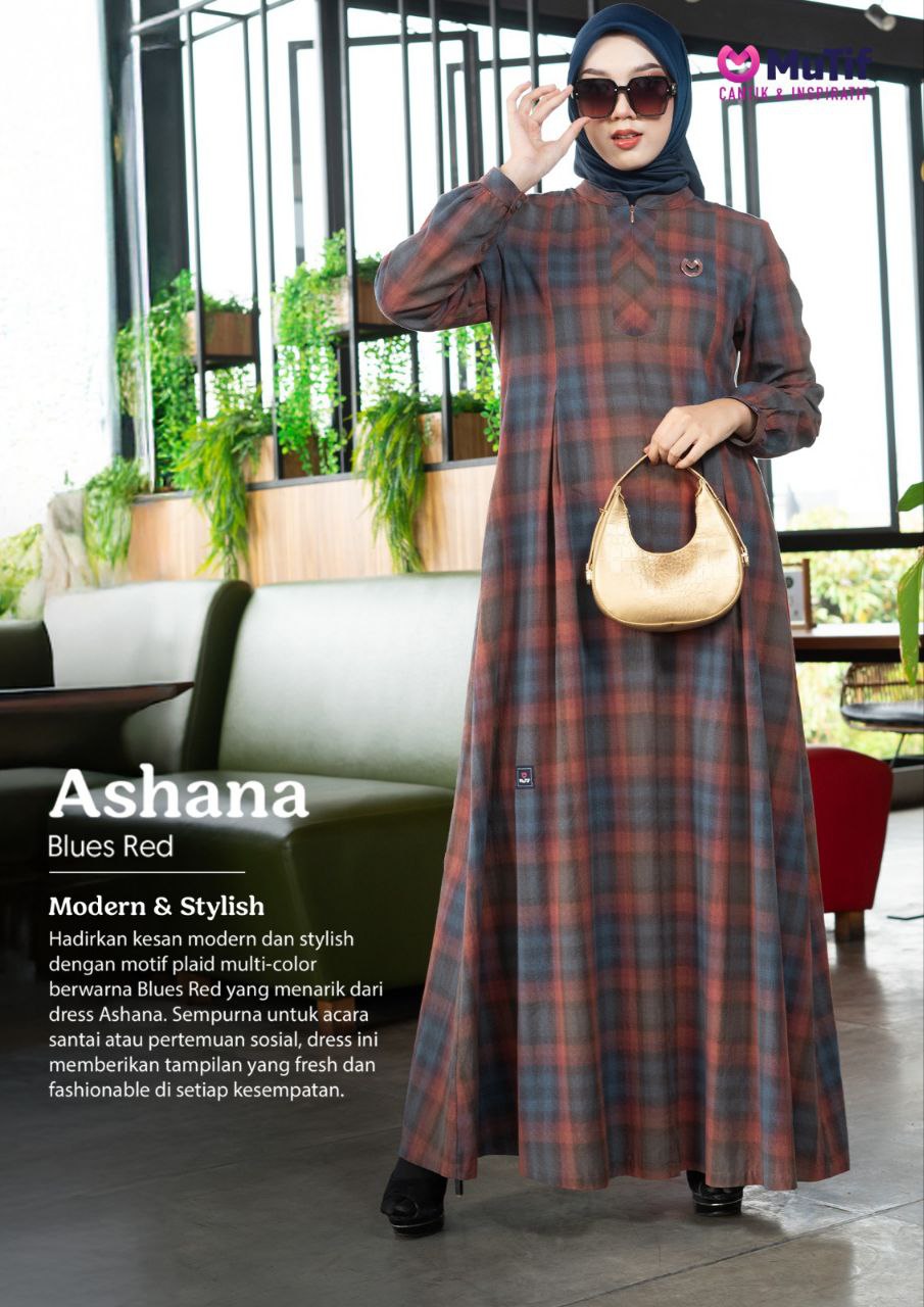 MUTIF ASHANA BLUES RED