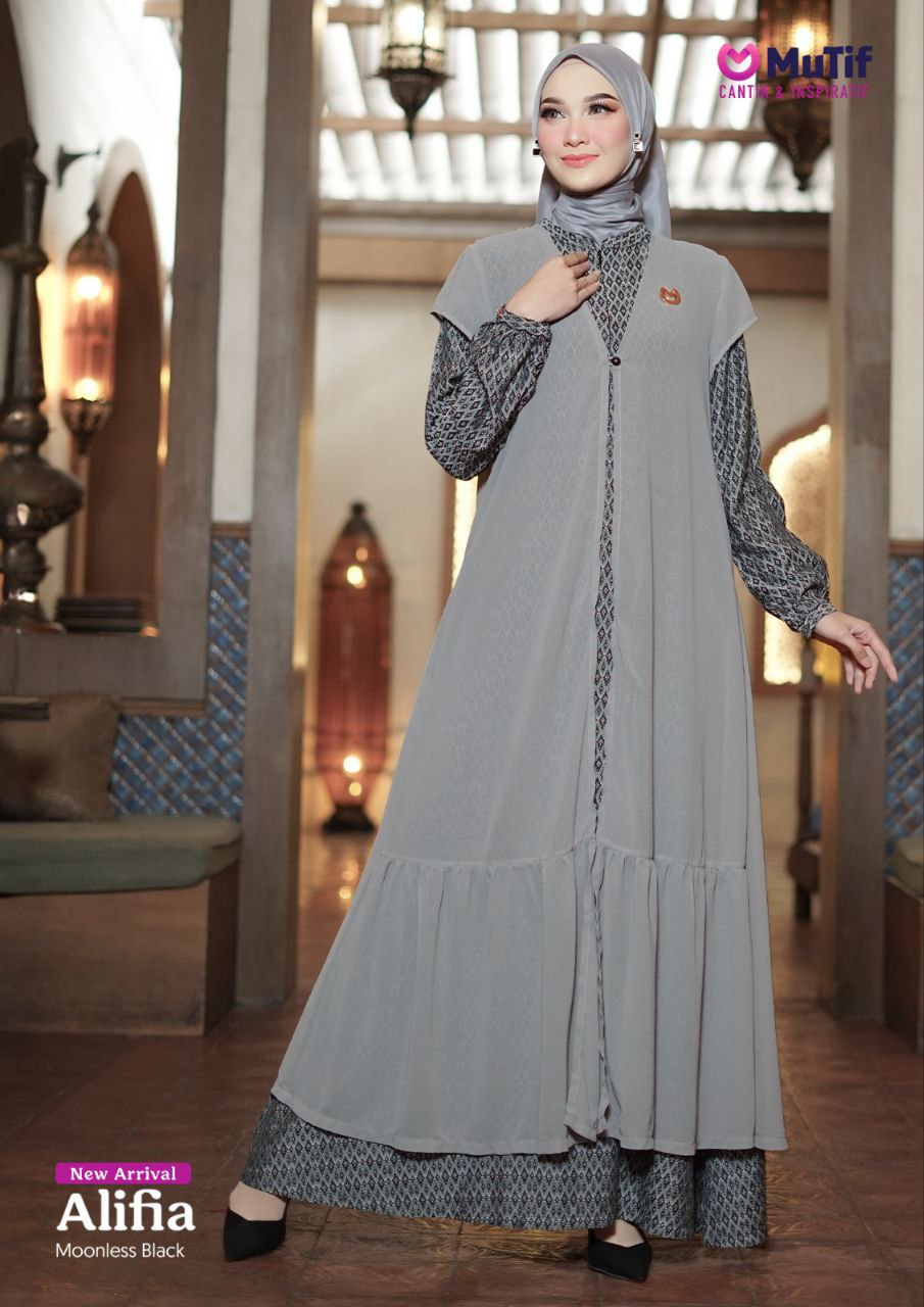 MUTIF ALIFIA MOONLESS BLACK