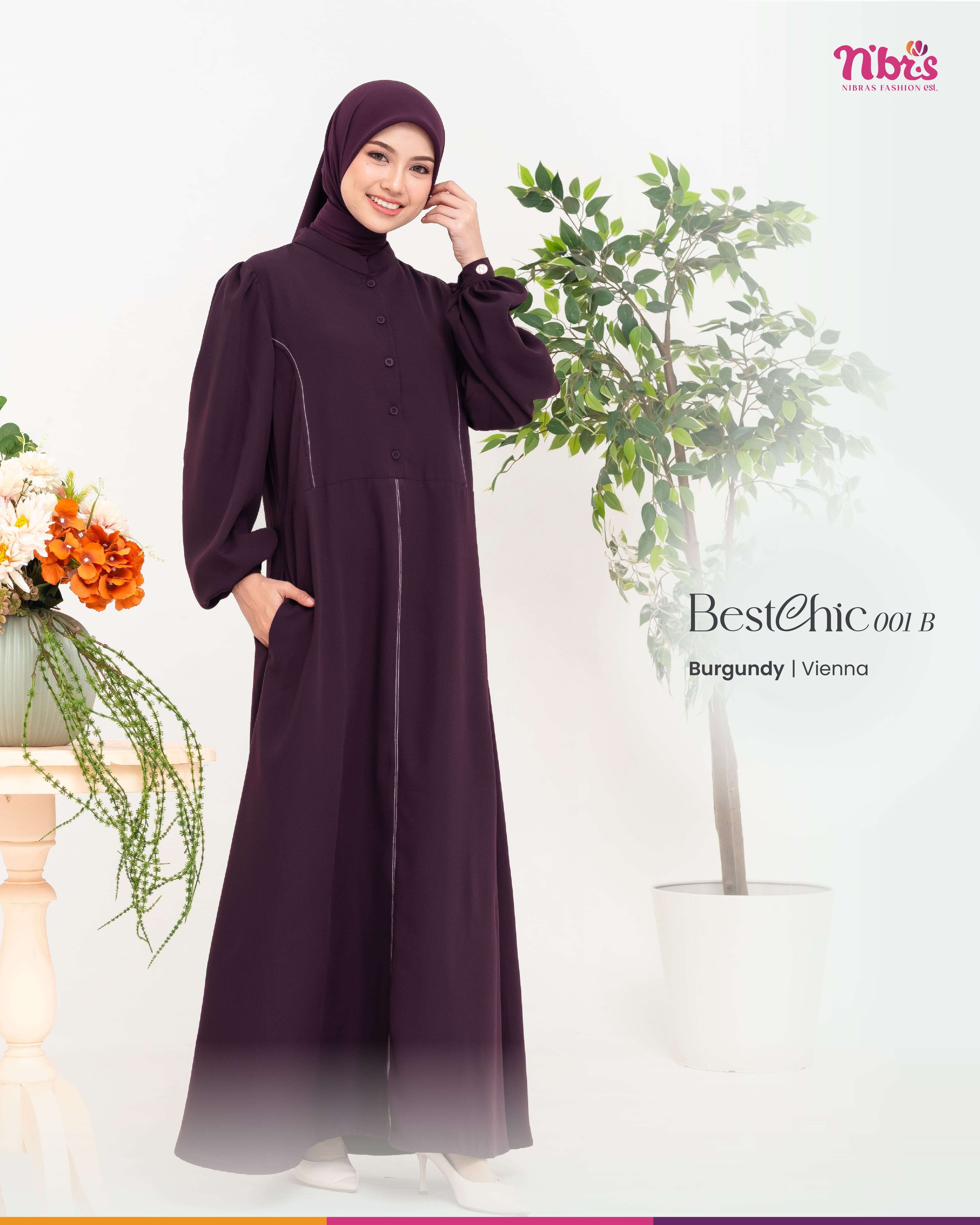 NIBRAS BESTCHIC 001B BURGUNDY