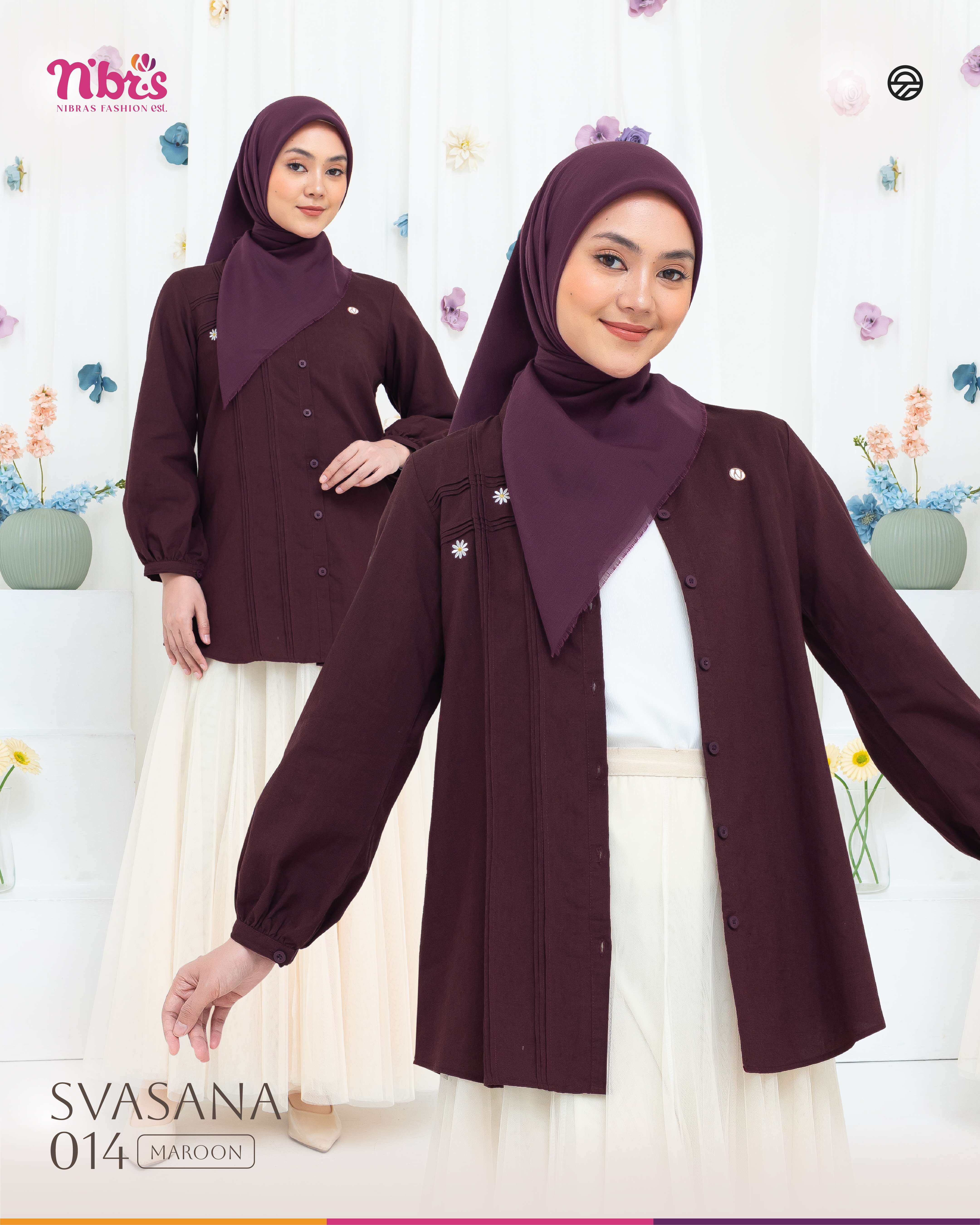 NIBRAS SVASANA 014 MAROON