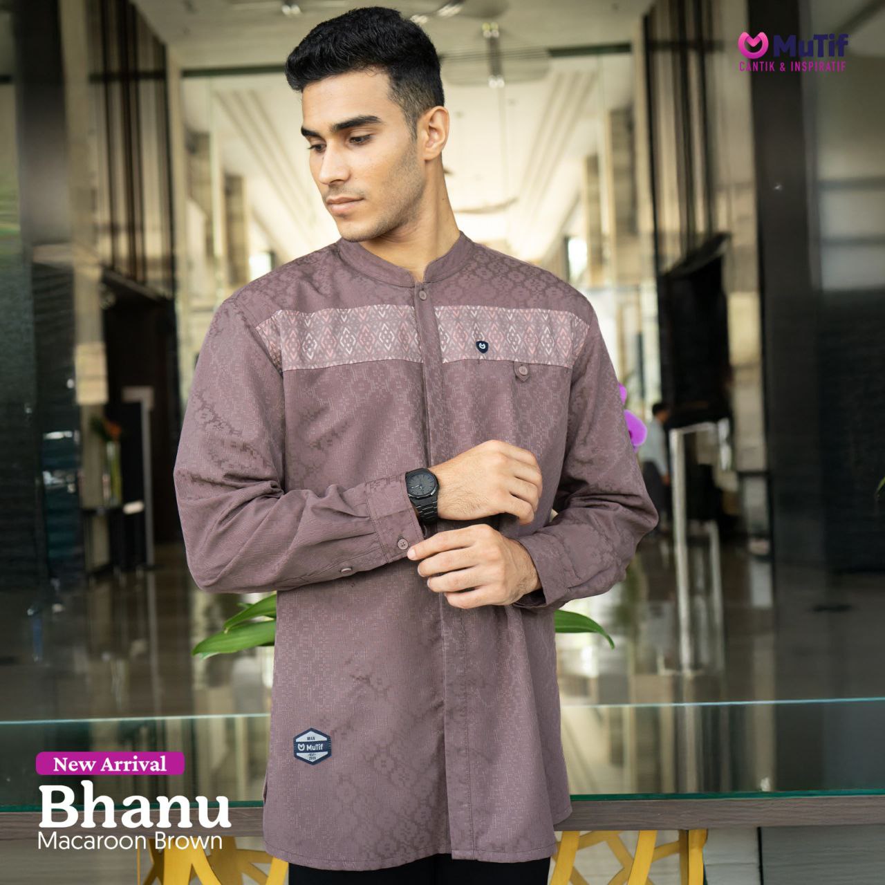 MUTIF BHANU MACAROON BROWN
