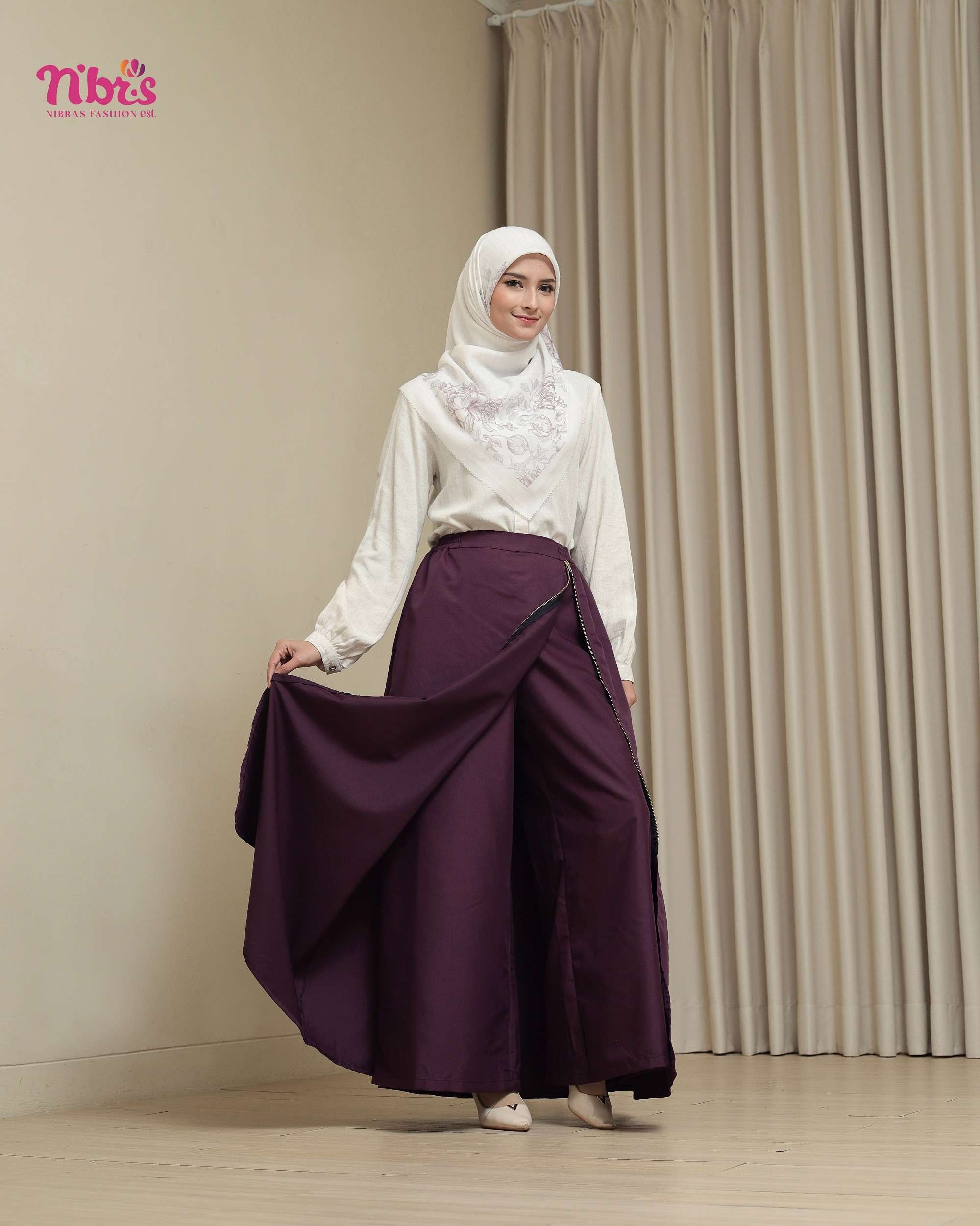 NIBRAS NRC 019 A BURGUNDY