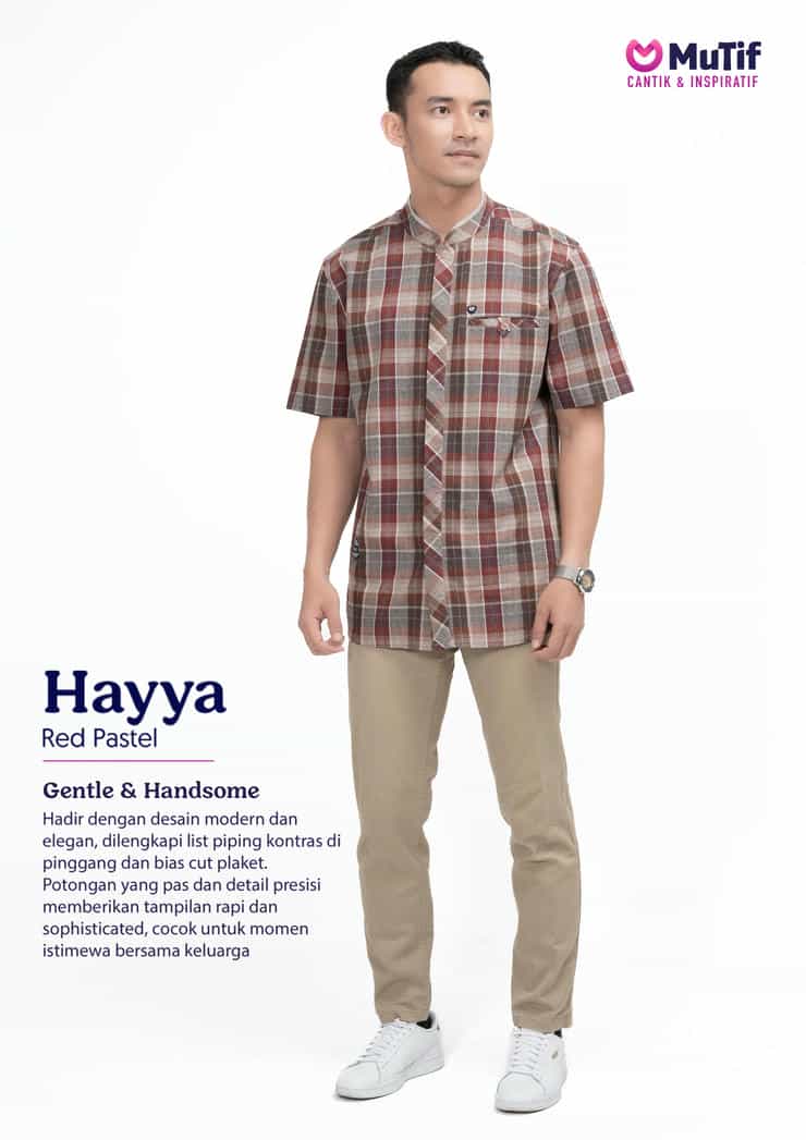 MUTIF HAYYA RED PASTEL