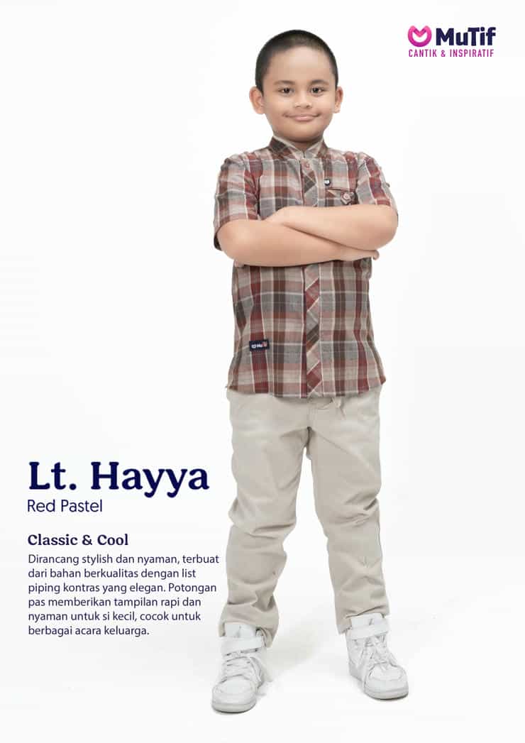 MUTIF LITTLE HAYYA RED PASTEL