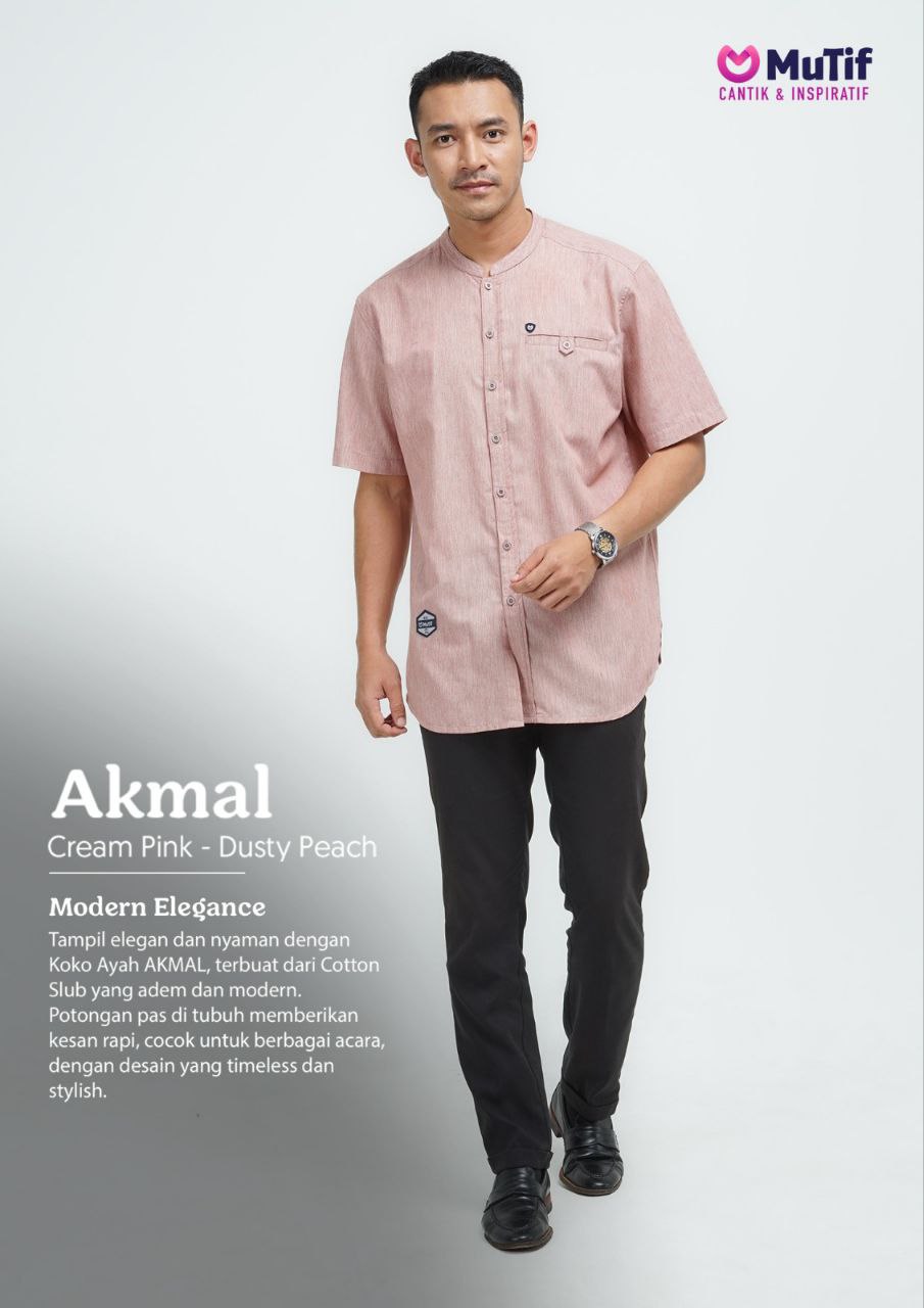 MUTIF AKMAL DUSTY PEACH