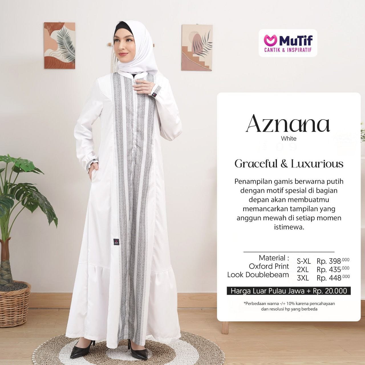 MUTIZ AZNANA ANTIQUE WHITE