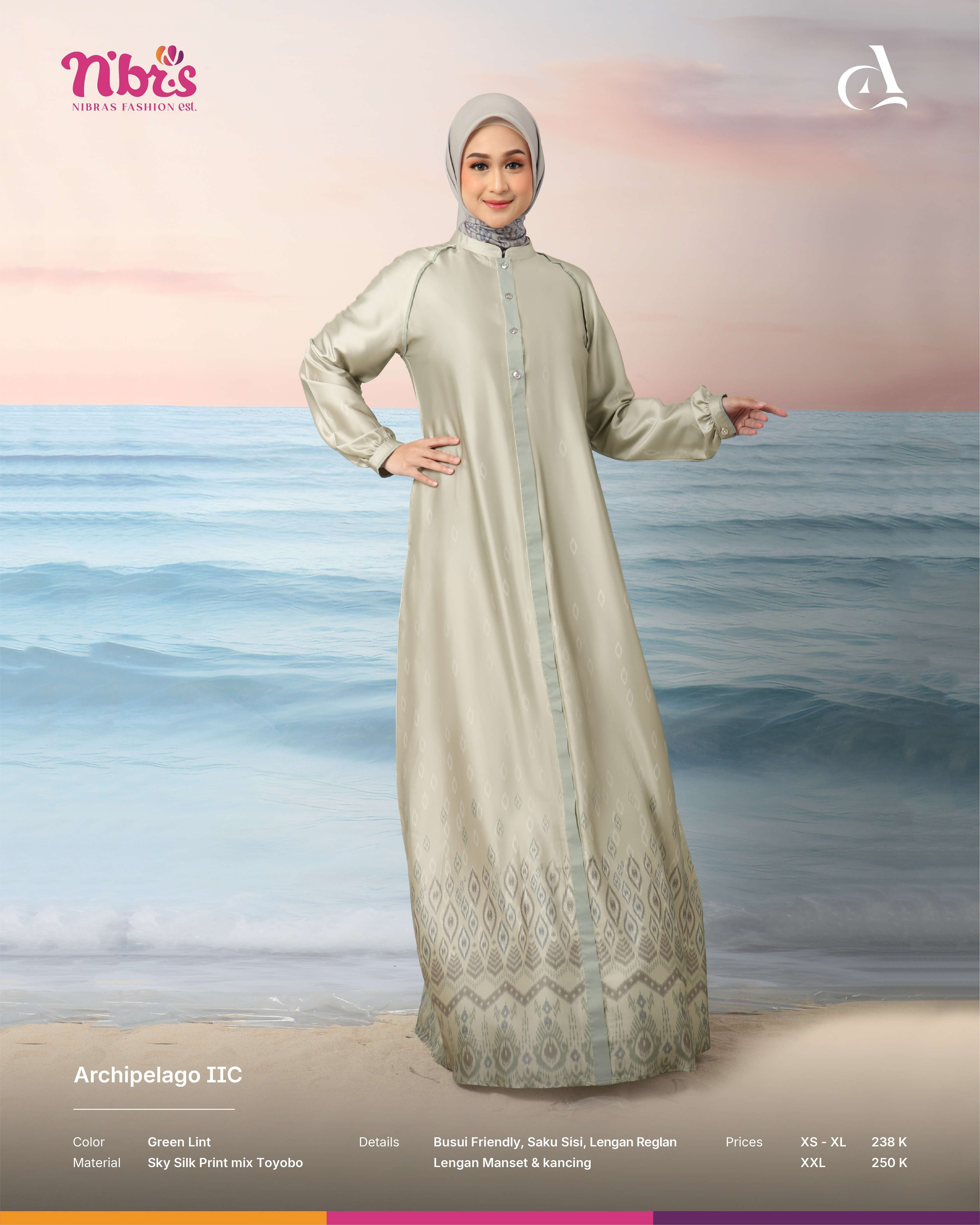 NIBRAS ARCHIPELAGO IIC GREEN LINT
