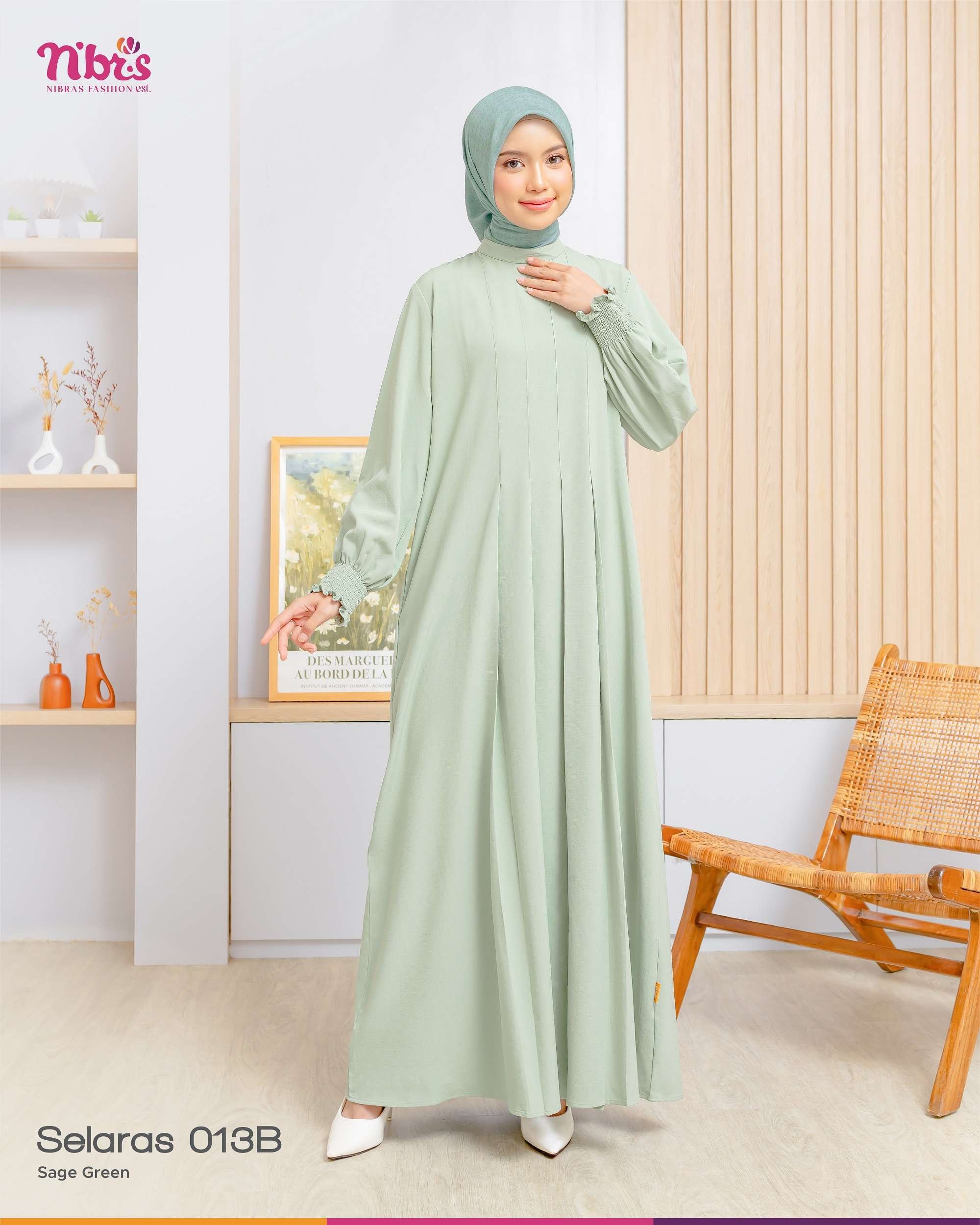 NIBRAS SELARAS 013 B SAGE GREEN