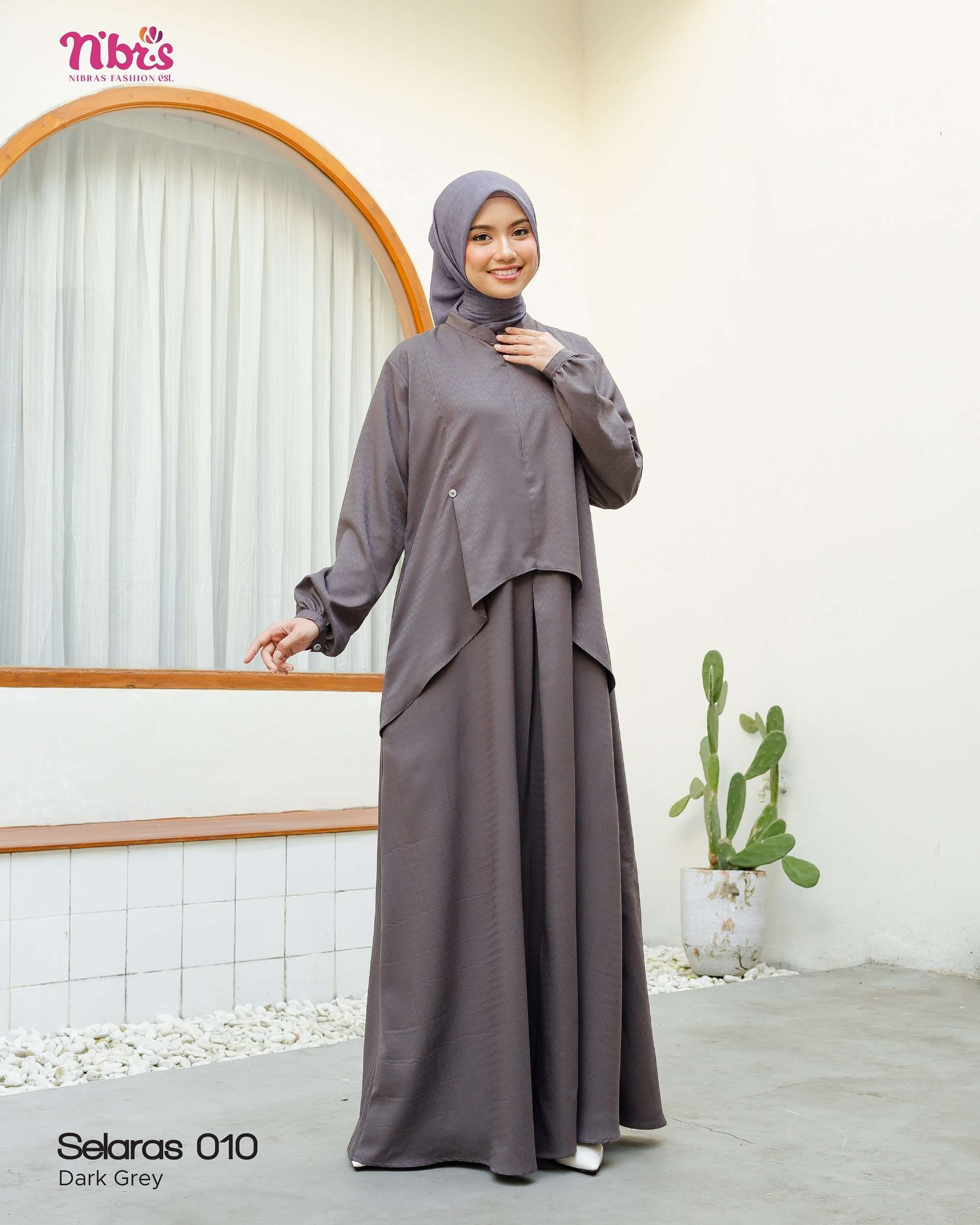 NIBRAS SELARAS 010  DARK GREY