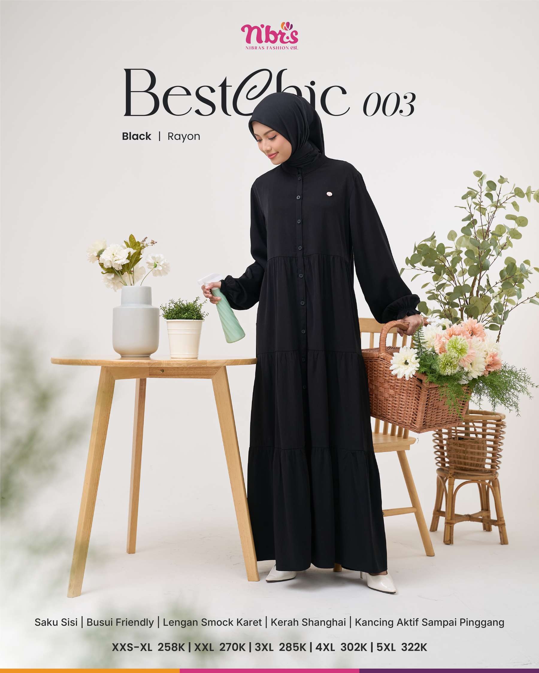 NIBRAS BESTCHIC 003 BLACK