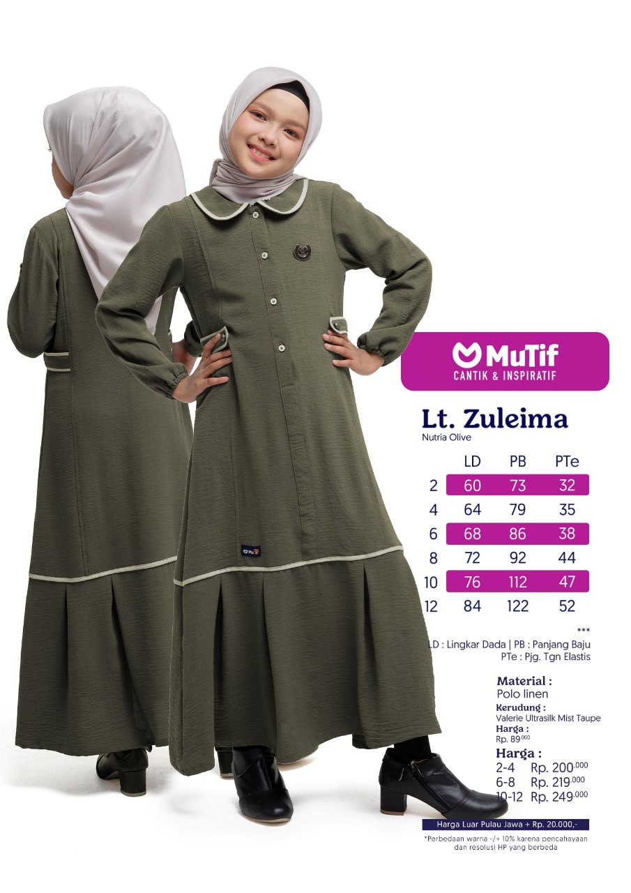 MUTIF LITTLE ZULEIMA NUTRIA OLIVE