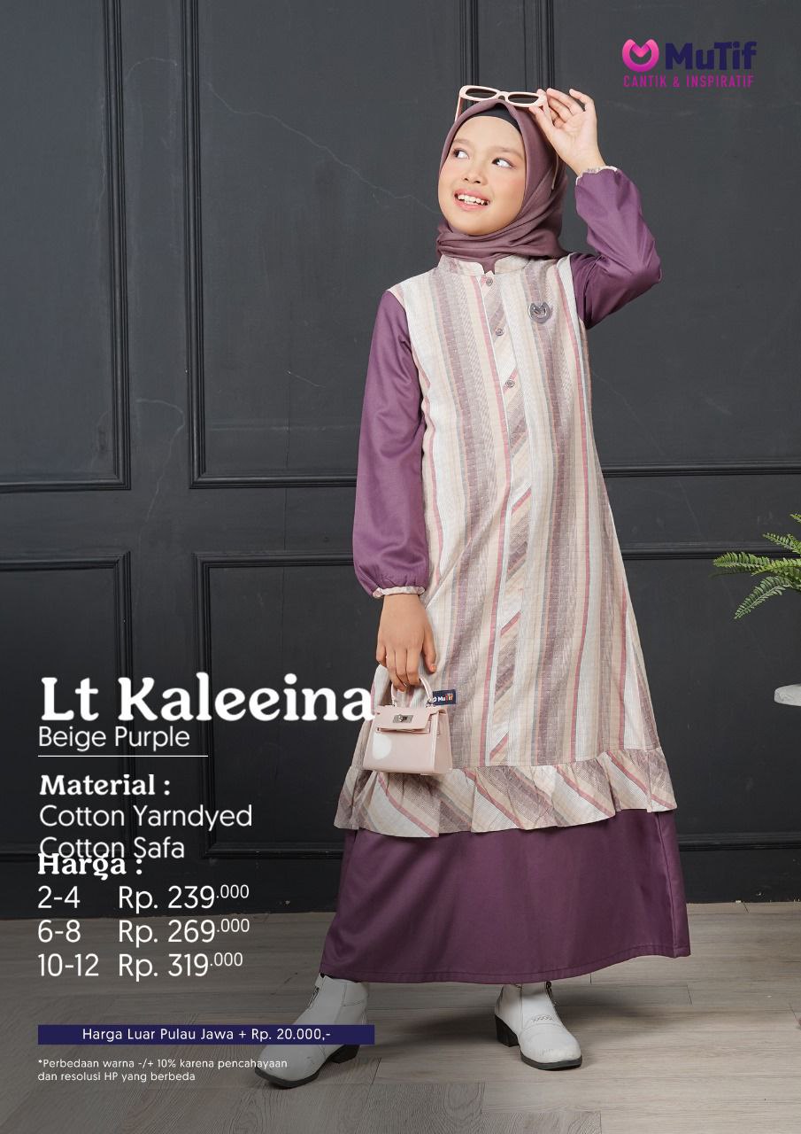 MUTIF LITTLE KALEEINA BEIGE PURPLE