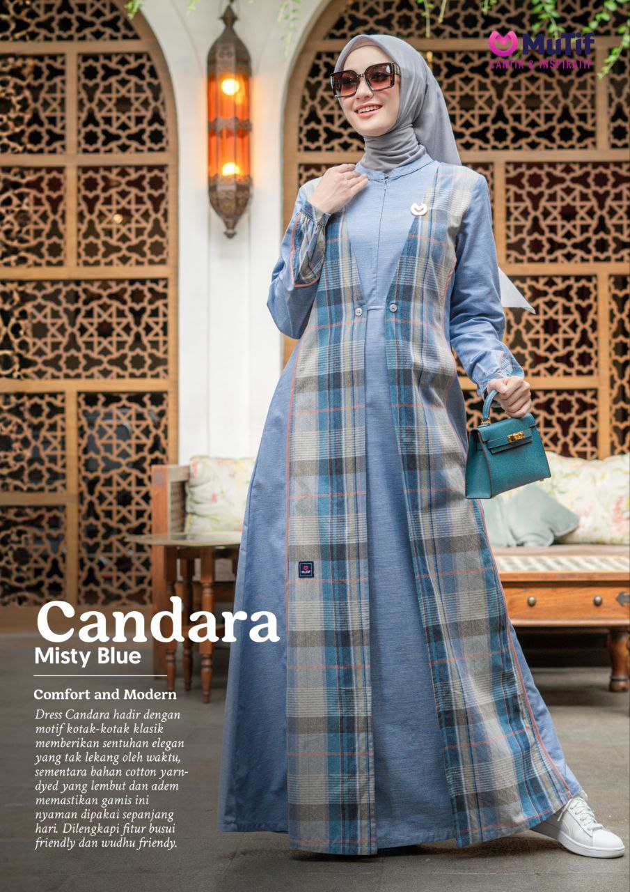 MUTIF CANDARA MISTY BLUE GRADE B