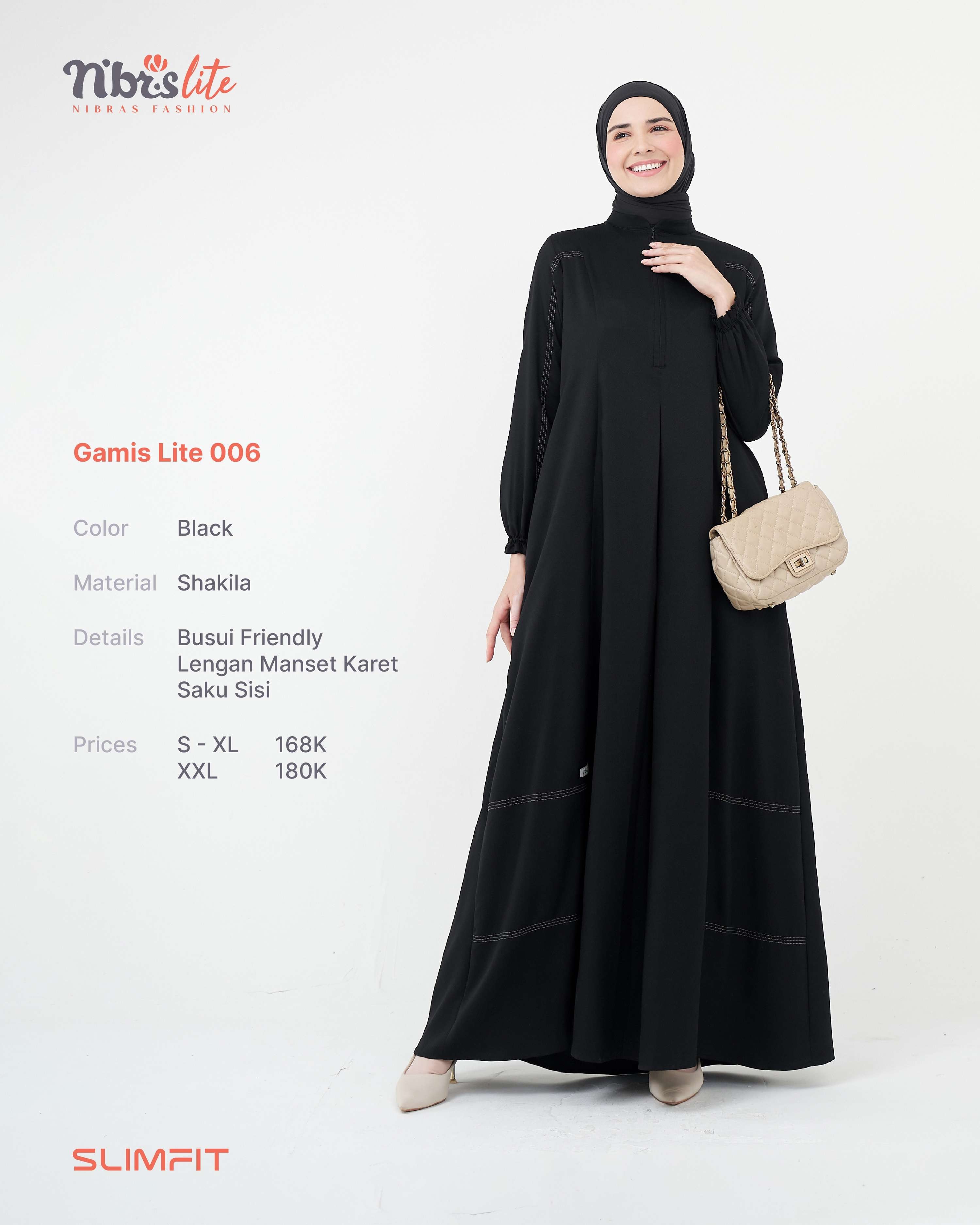 NIBRAS GAMIS LITE 006 BLACK