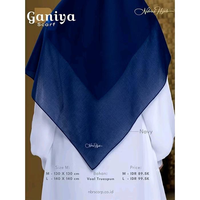 NIBRAS HIJAB GANIYA SCARF SYARI NAVY