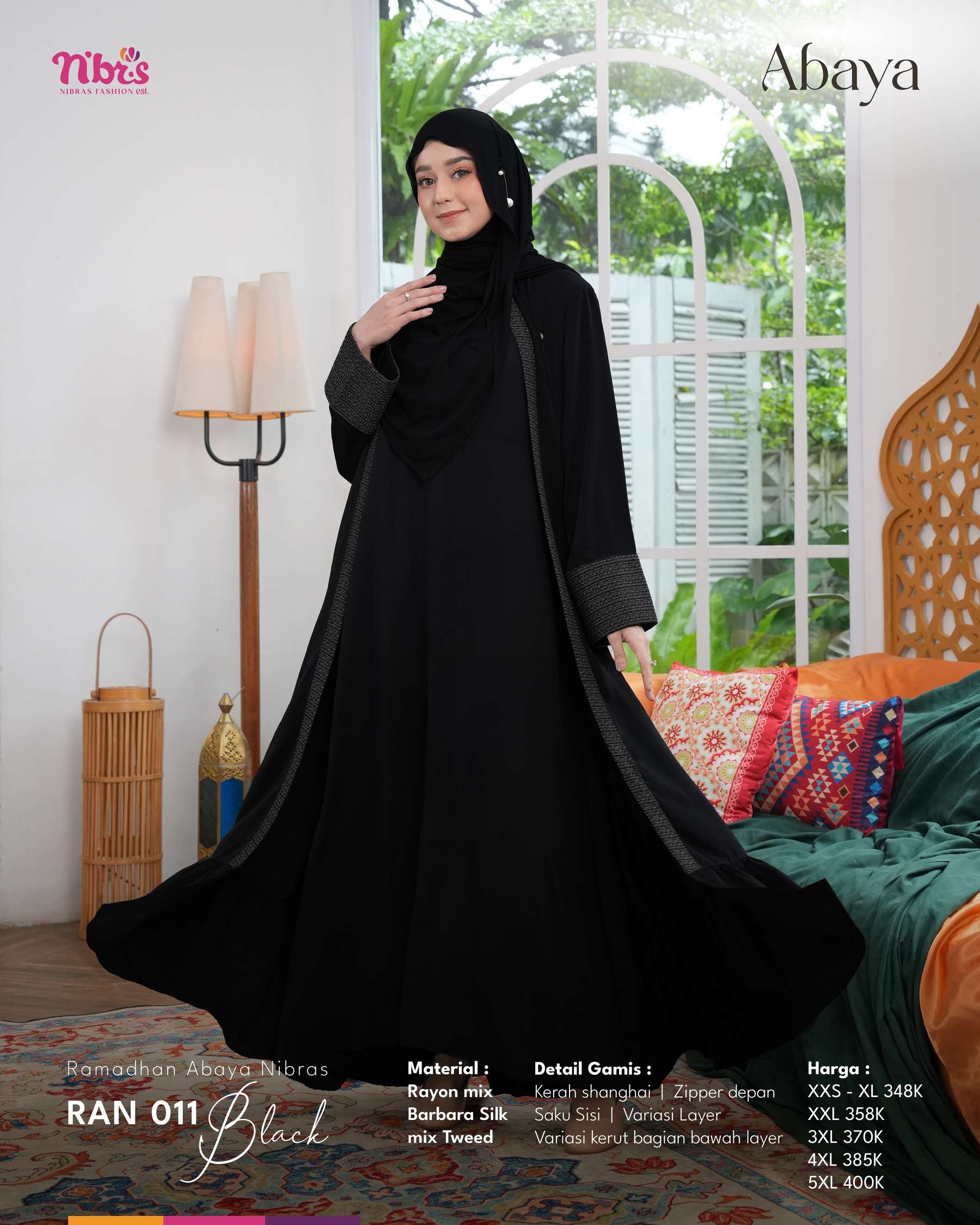 NIBRAS RAN 011 BLACK