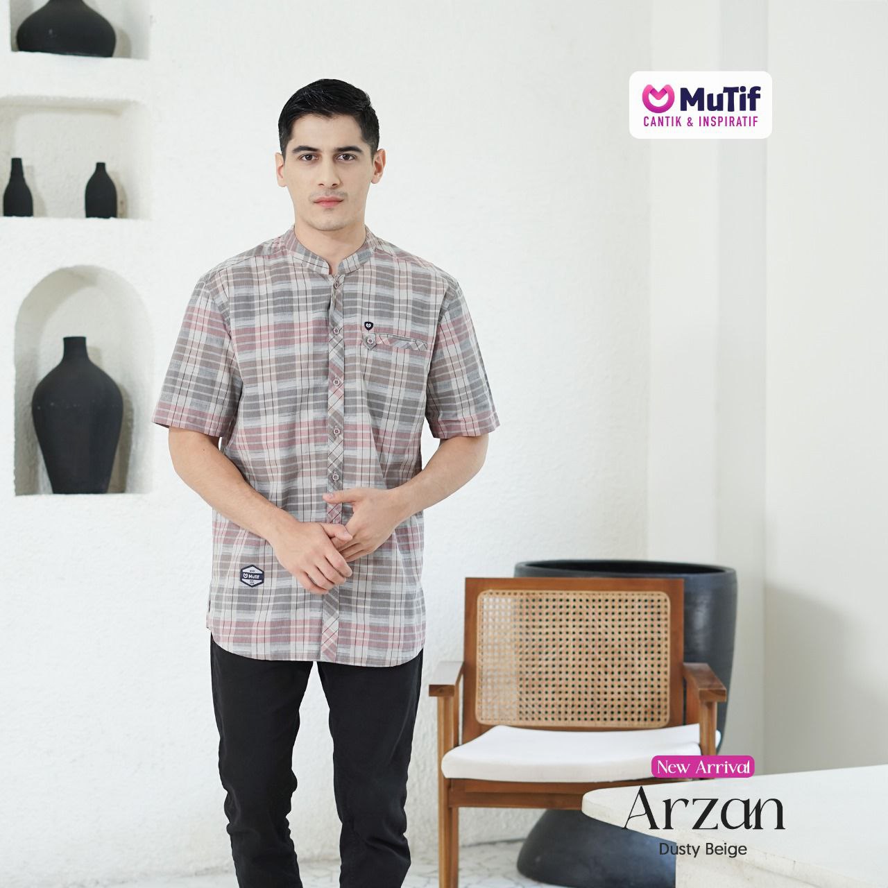 MUTIF ARZAN DUSTY BEIGE